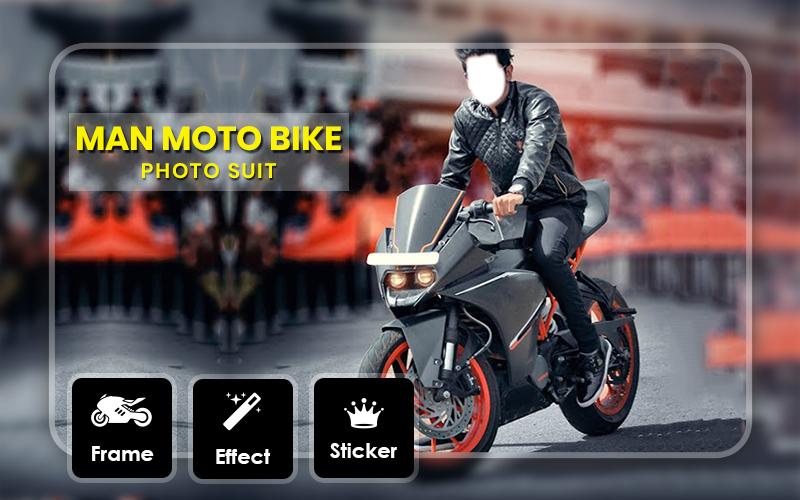 Men Bike Rider Photo Editor - Man Photo Suit 1.1 Screenshot 1