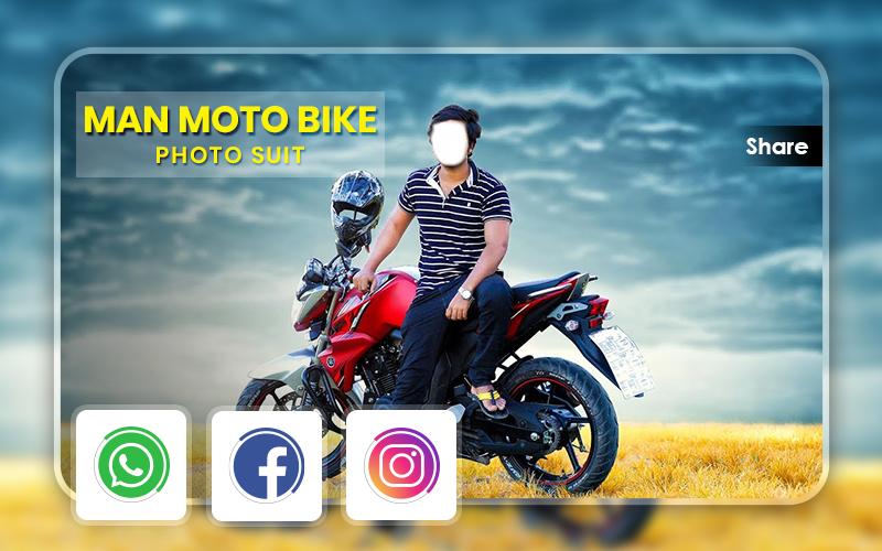 Men Bike Rider Photo Editor - Man Photo Suit 1.1 Screenshot 6