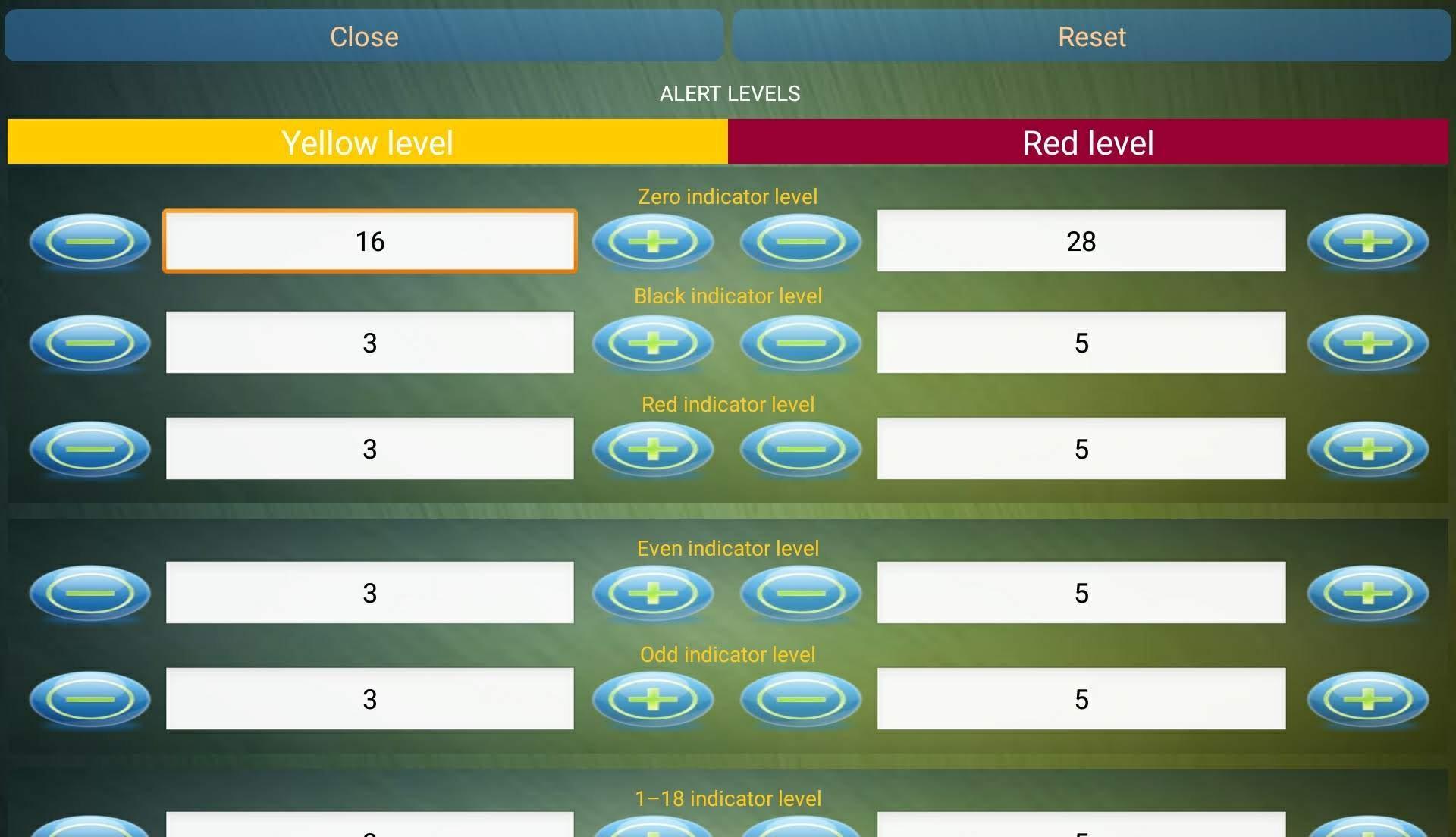 Multi Roulette Counter Predictor up to three table 2.0 Screenshot 2