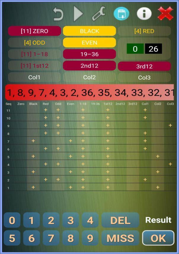 Ultimate Roulette Bet Casino Counter & Predictor 2.6.2 Screenshot 4