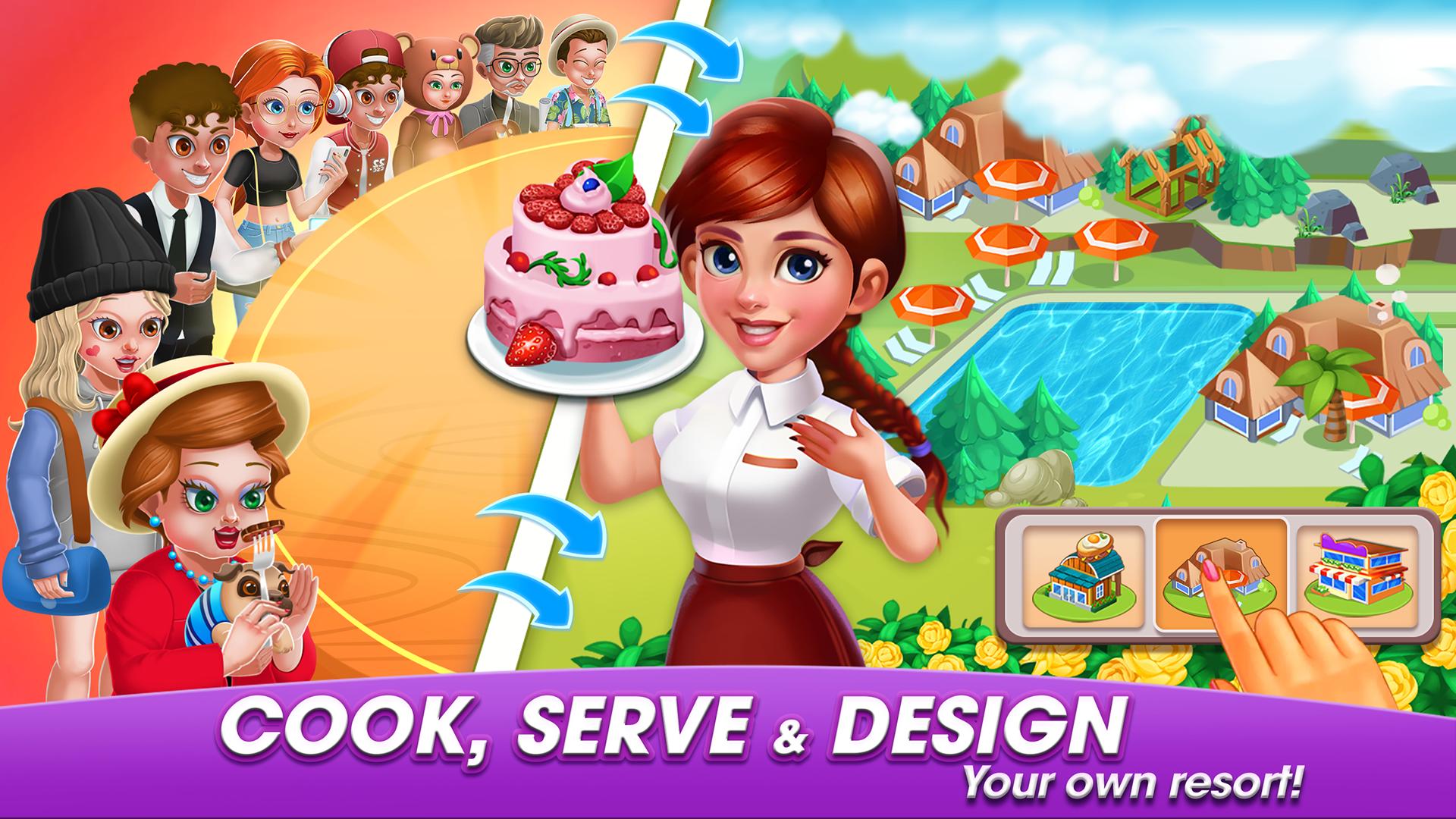 Cooking World Casual Cooking Games of my cafe&#39 2.1.1 Screenshot 1