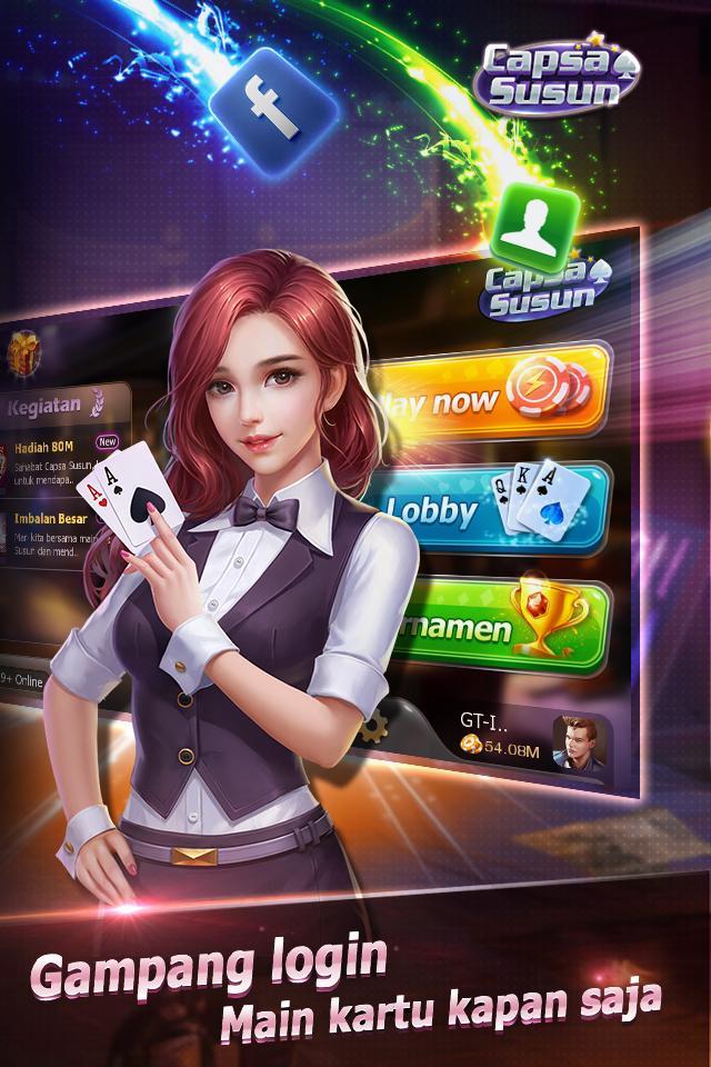 Capsa Susun(Free Poker Casino) 1.7.0 Screenshot 1