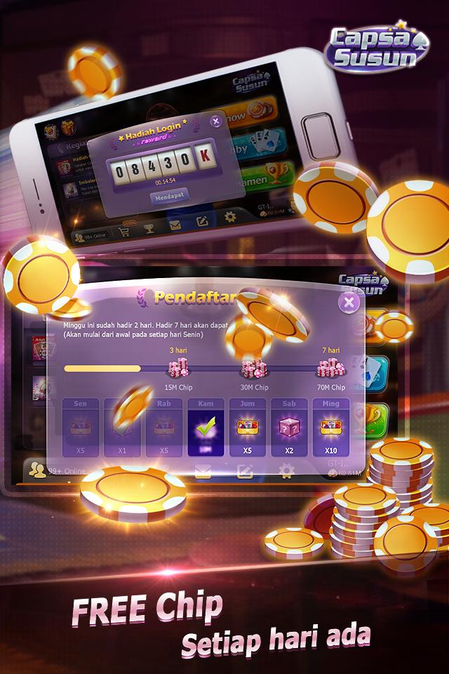 Capsa Susun(Free Poker Casino) 1.7.0 Screenshot 2
