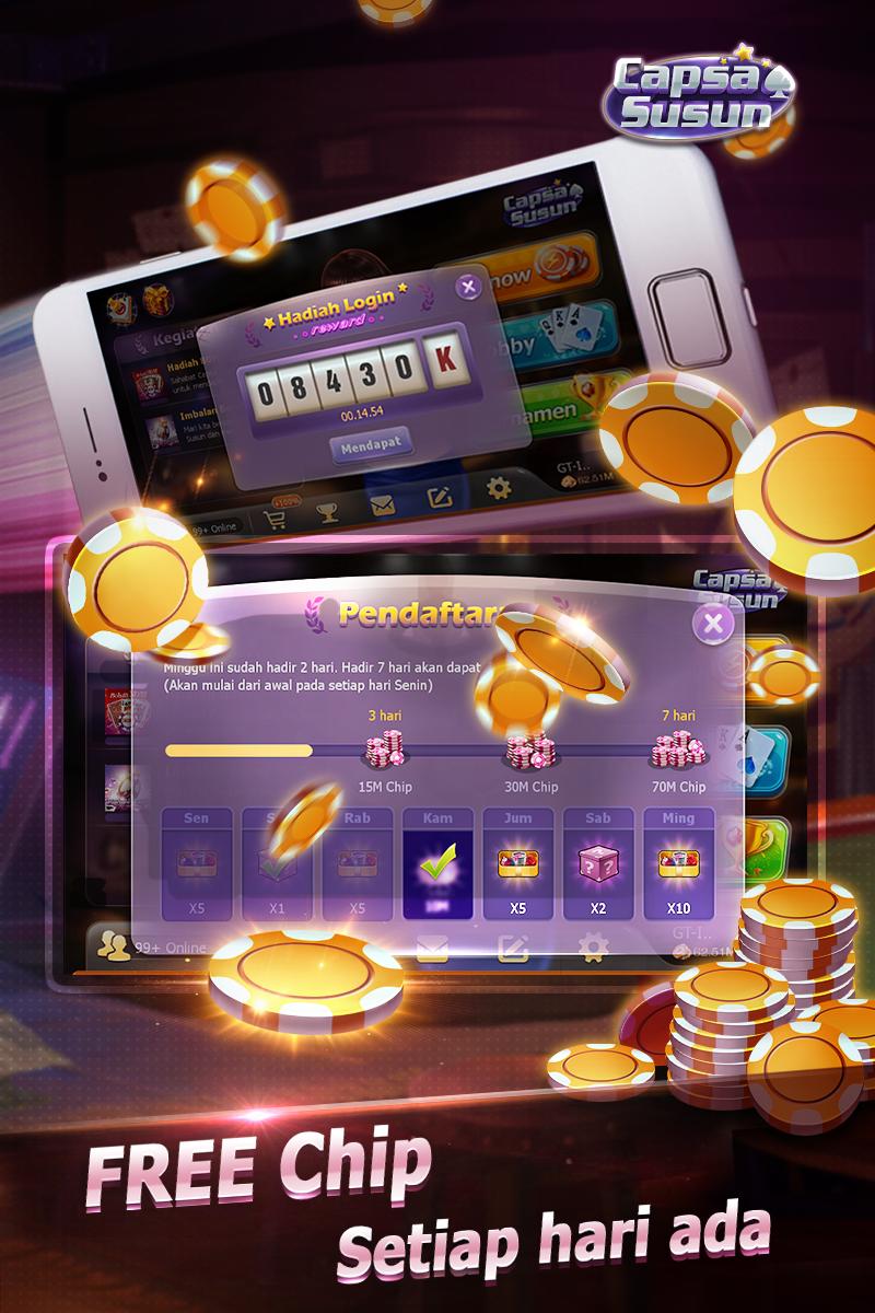 Capsa Susun(Free Poker Casino) 1.7.0 Screenshot 7