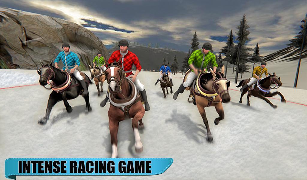 Snow Racing 2019 Horse, Cars, Snowmobile Race 1.0.4 Screenshot 15