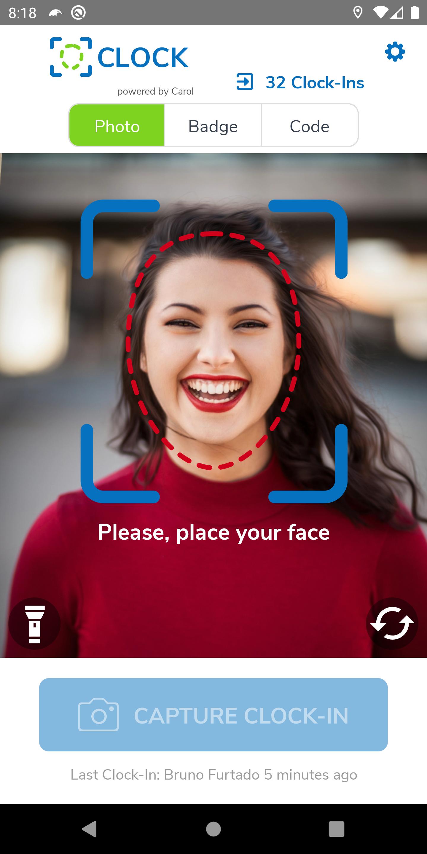 TOTVS RH Clock-In Mobile: Facial recognition 3.38 Screenshot 6