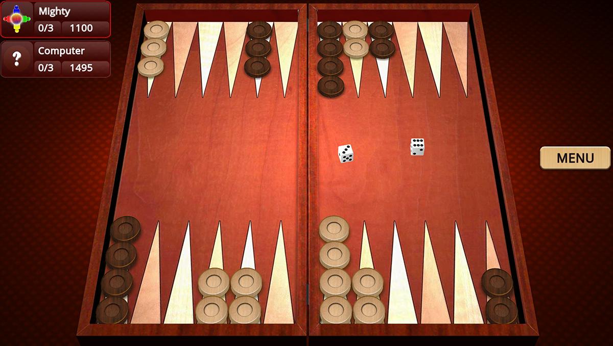 Backgammon Mighty 2.27 Screenshot 1