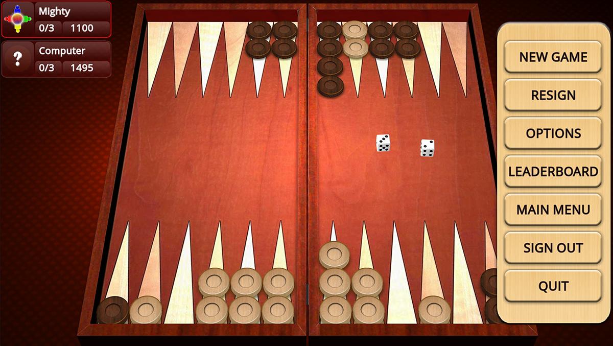 Backgammon Mighty 2.27 Screenshot 2