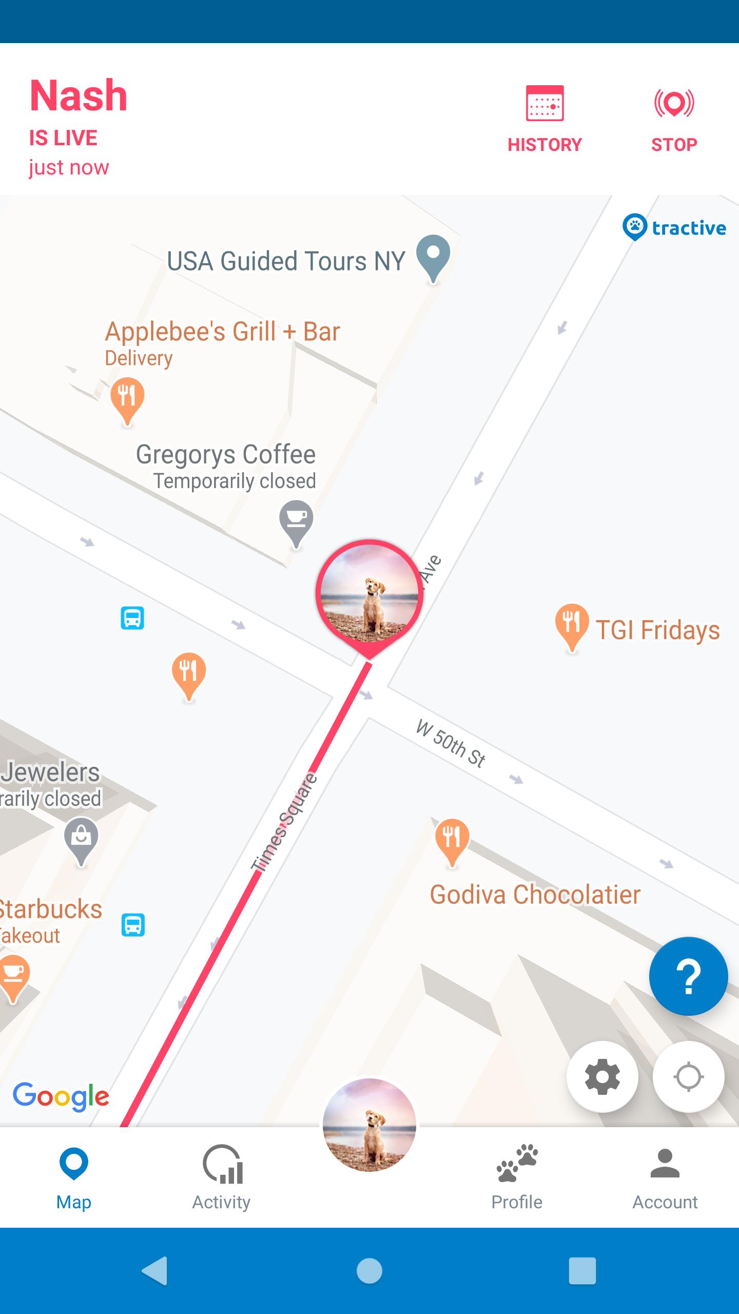Tractive GPS Dog and Cat Finder 4.3.2 Screenshot 1