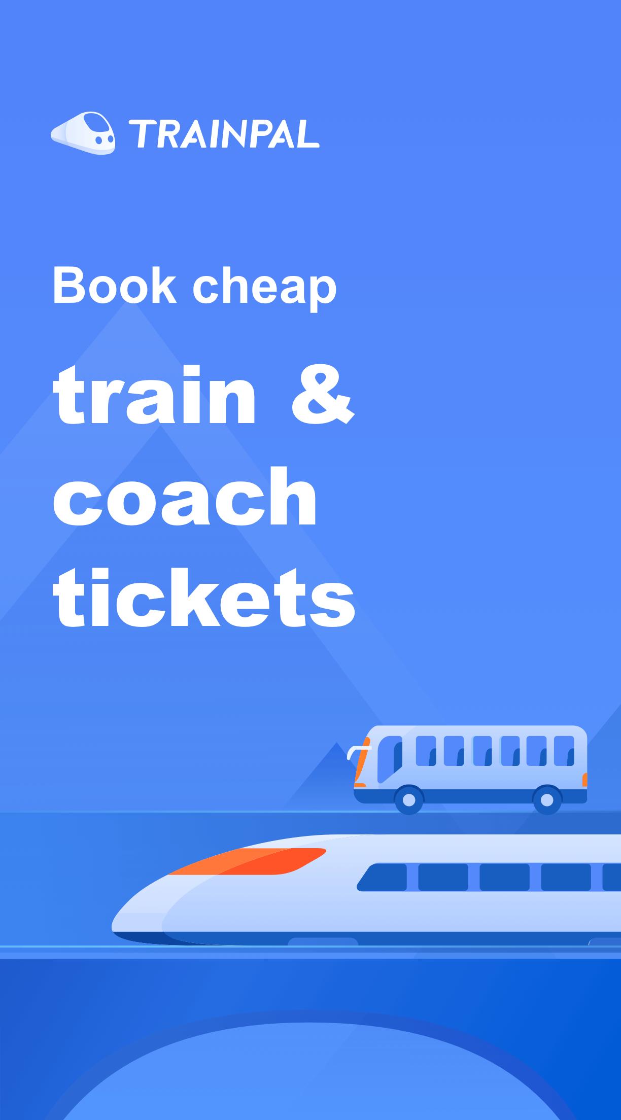 TrainPal Book Cheap Train & Bus Tickets 1.17.0 Screenshot 1