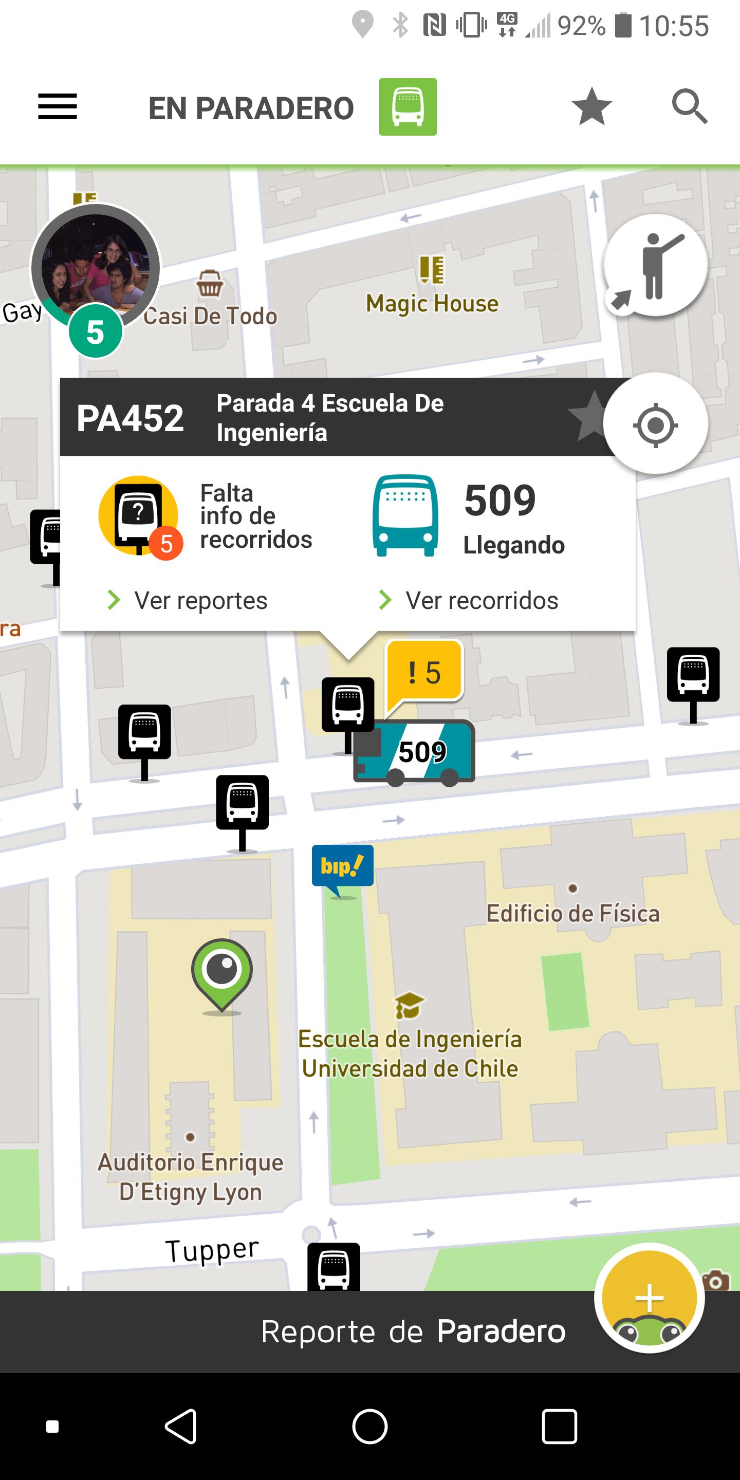 TranSapp Metro y buses de transantiago 3.6.2 Screenshot 1