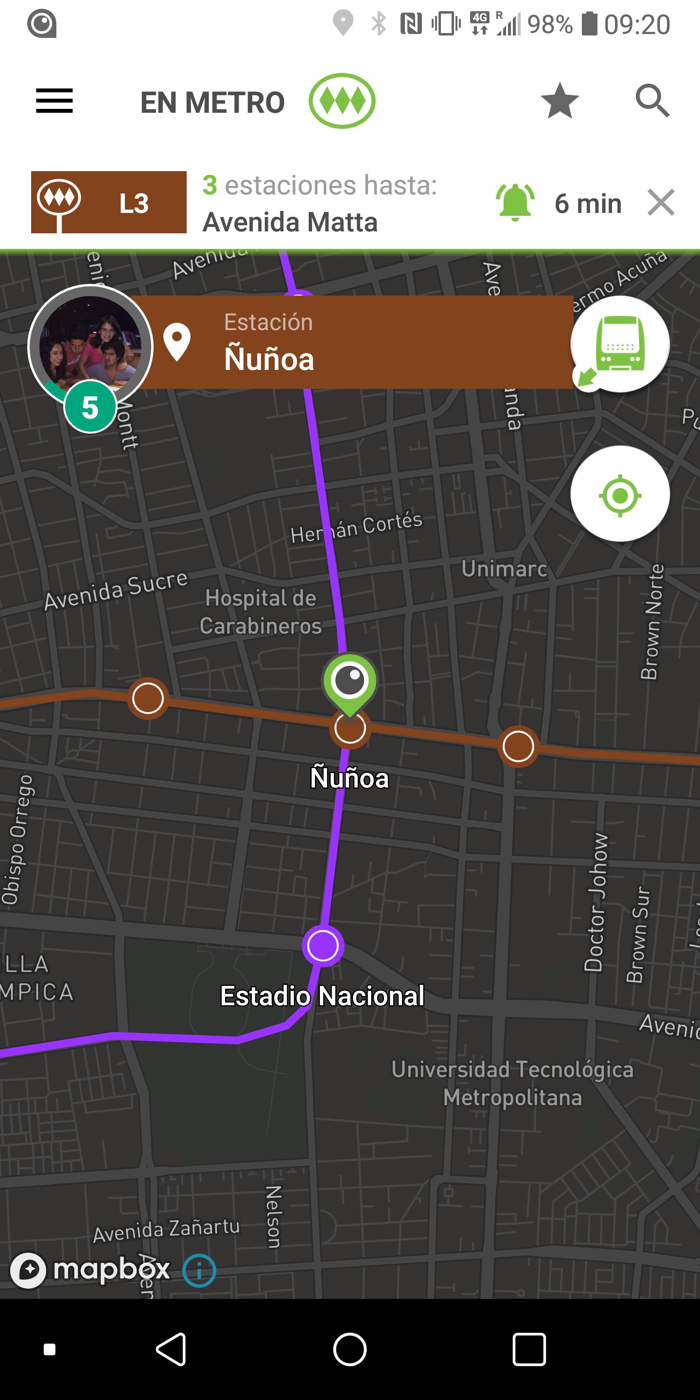 TranSapp Metro y buses de transantiago 3.6.2 Screenshot 3