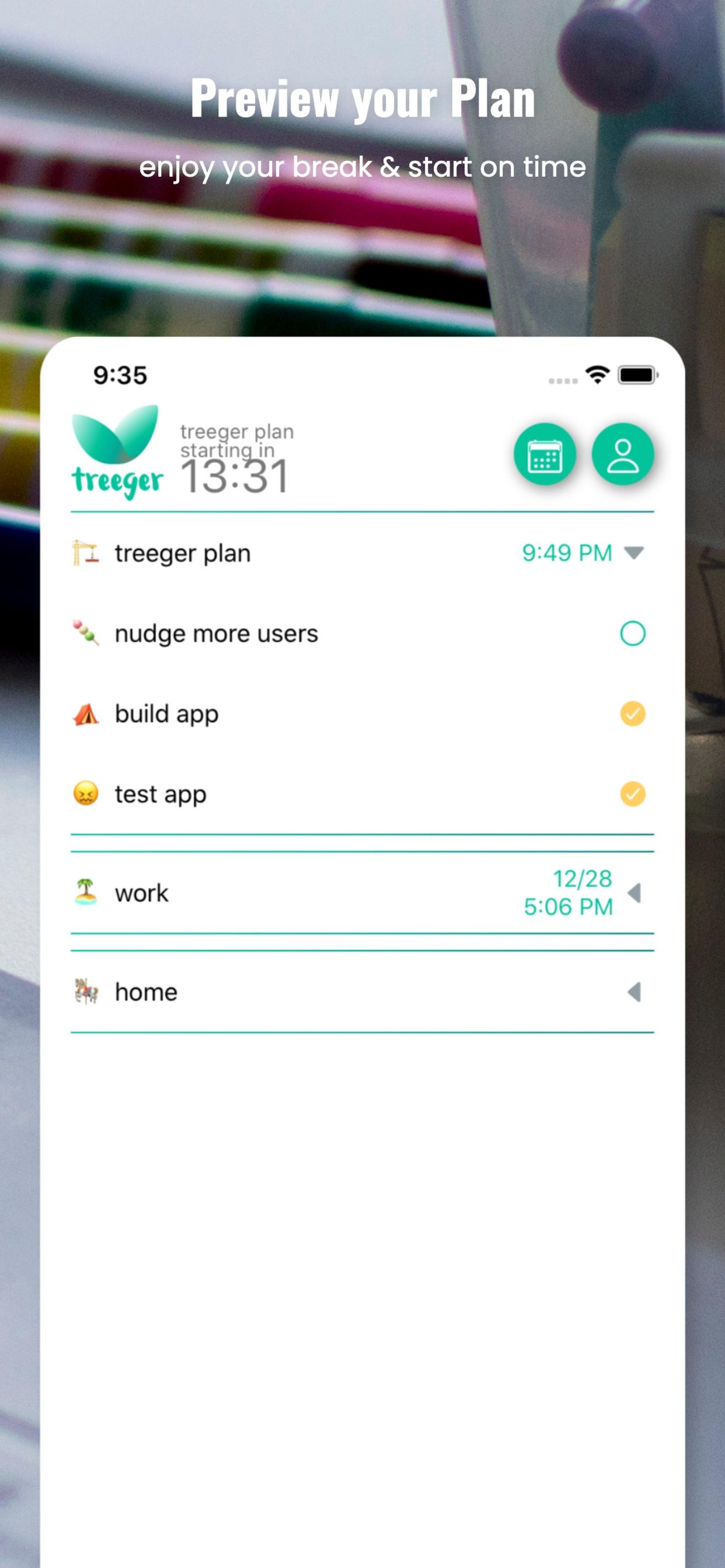 Treeger - stop procrastinating 1.0 Screenshot 5