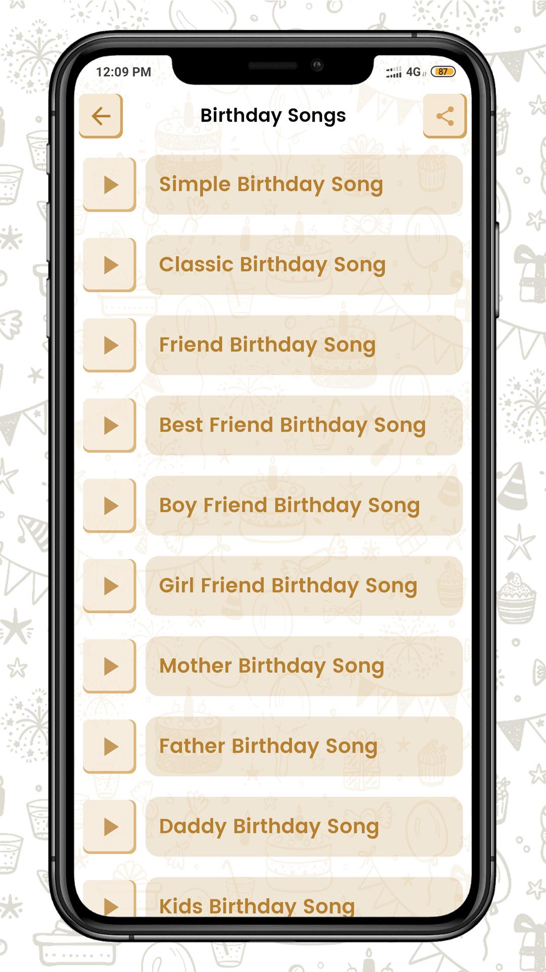 Tamil Happy Birthday Mp3 Songs 3.0 Screenshot 2
