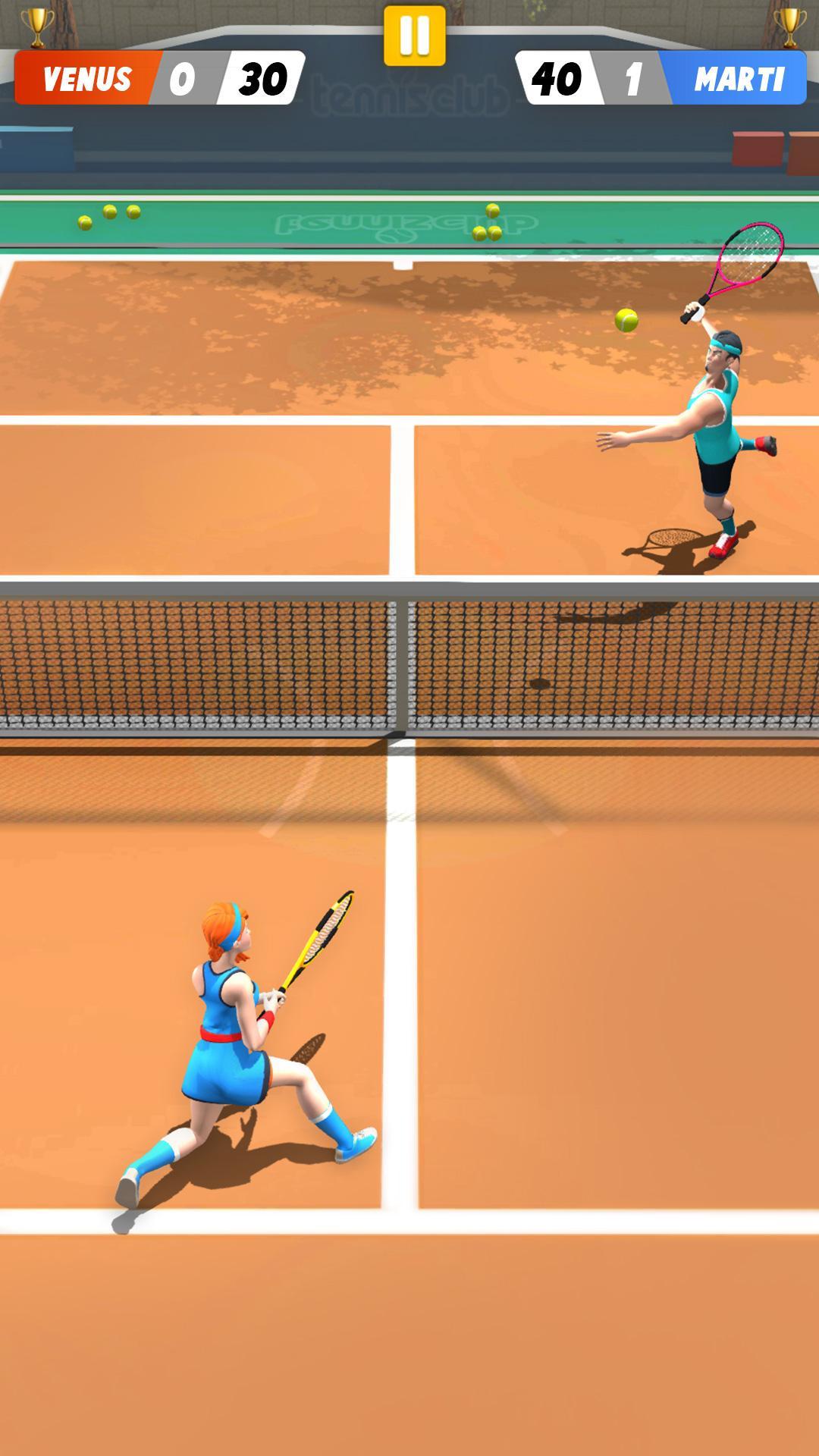 World Tennis Online 3D : Free Sports Games 2020 1.10 Screenshot 3