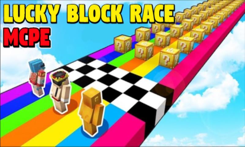 INGGRIS Lucky Block Race for Minecraft PE 7.1 Screenshot 2