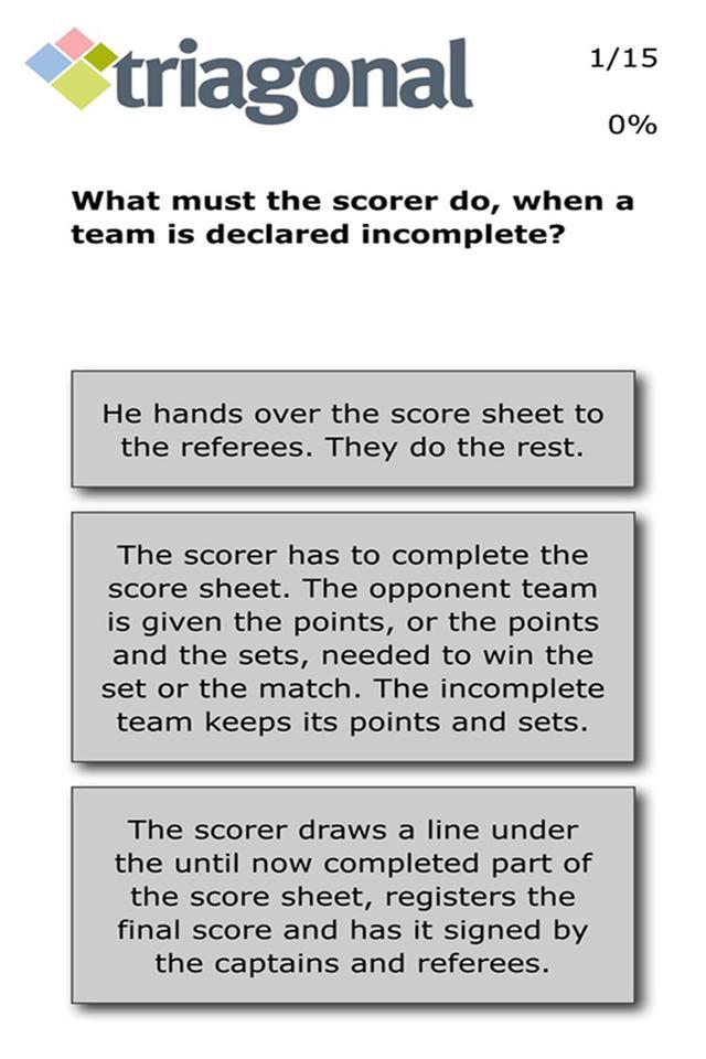 VolleyQuiz 1.0.3 Screenshot 1