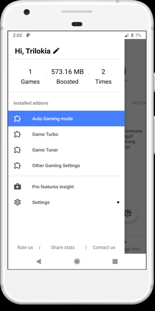 Gamers GLTool Free with Game Turbo & Game Tuner 0.0.5 Screenshot 1
