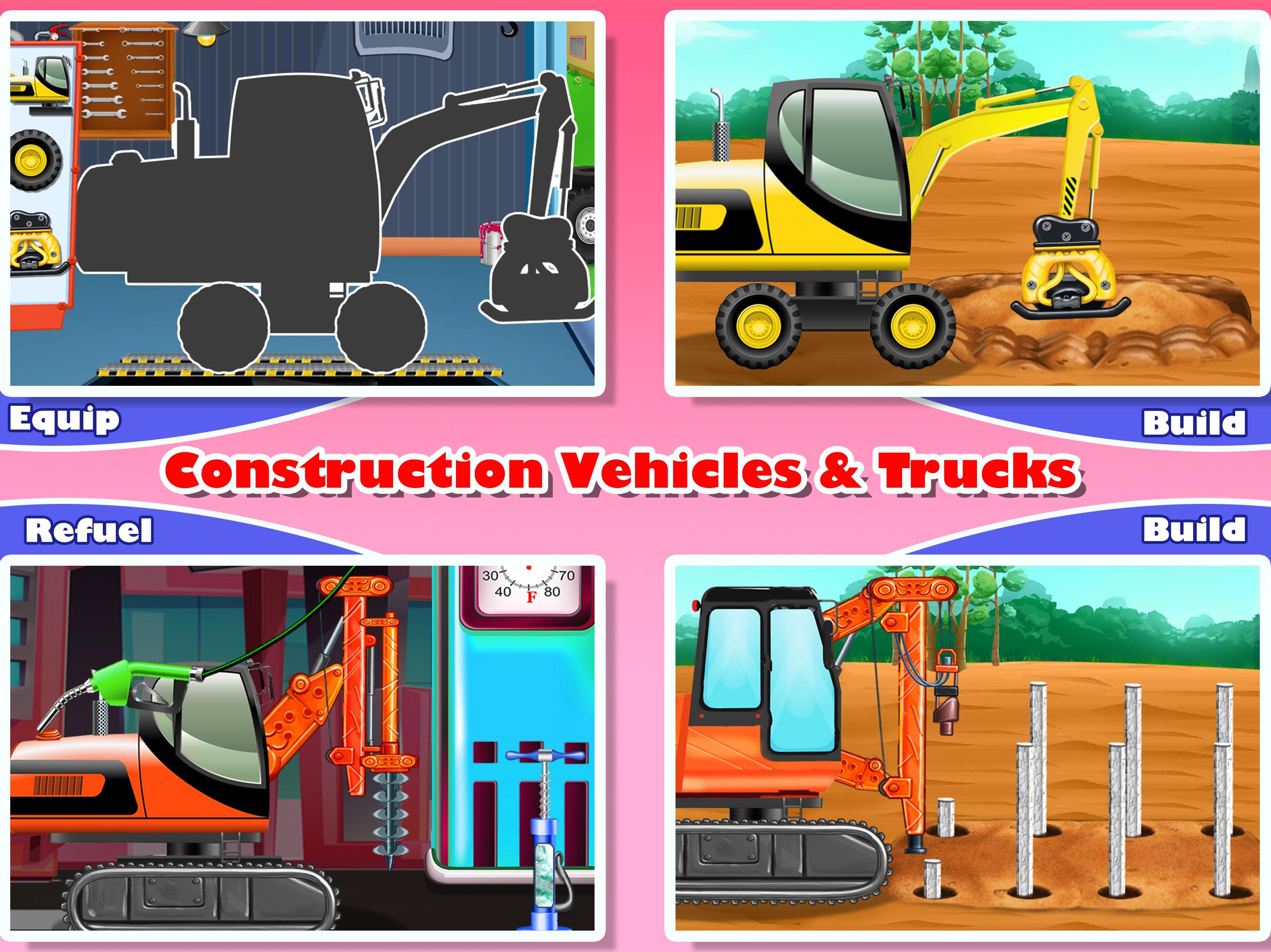 Construction Vehicles & Trucks - Games for Kids 1.9.0 Screenshot 10