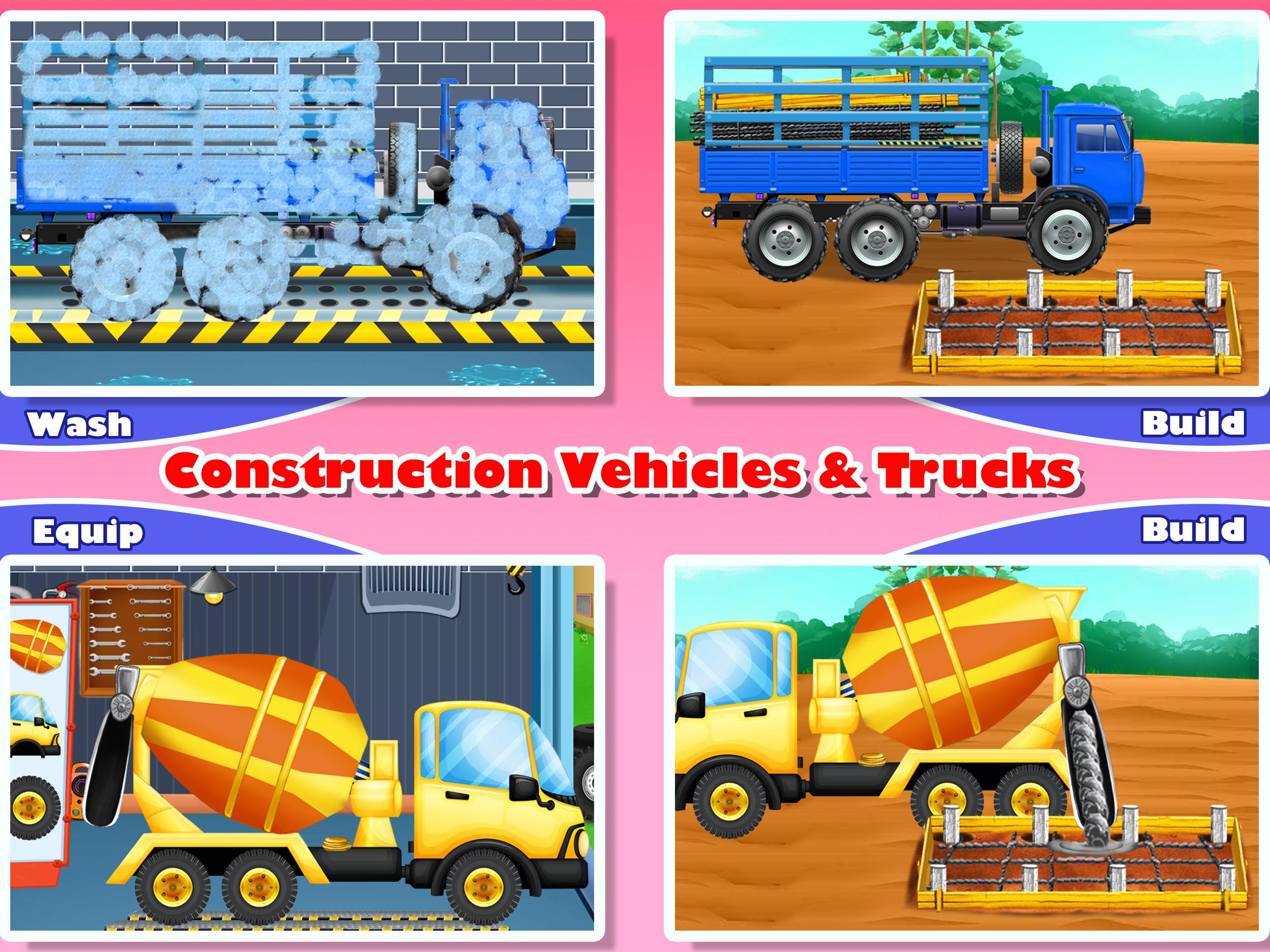 Construction Vehicles & Trucks - Games for Kids 1.9.0 Screenshot 11