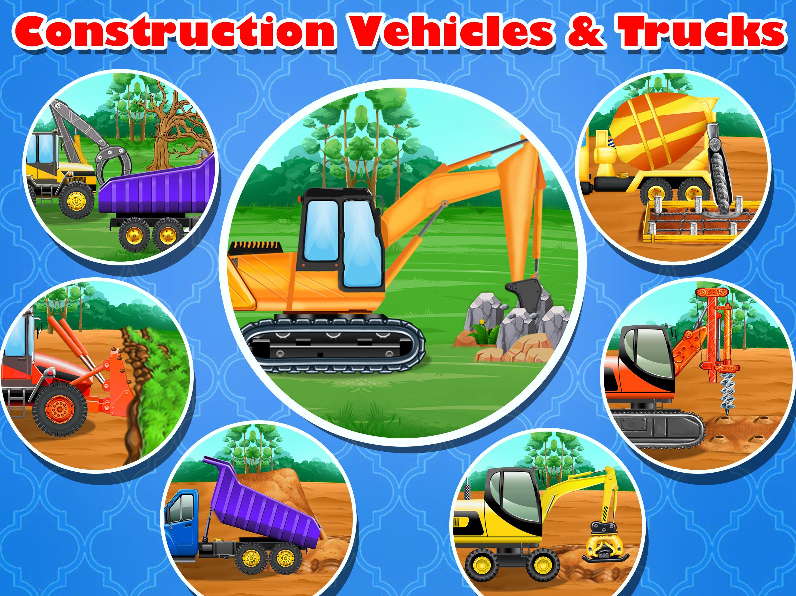 Construction Vehicles & Trucks - Games for Kids 1.9.0 Screenshot 7