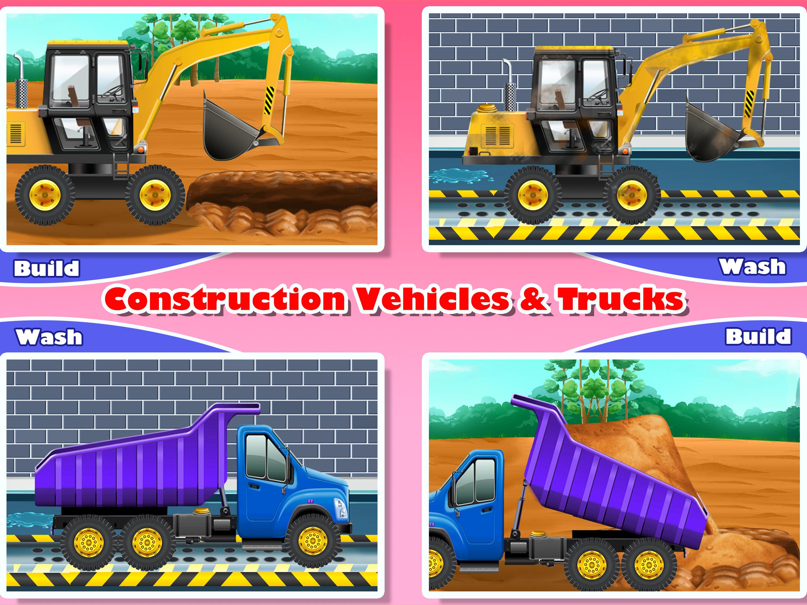 Construction Vehicles & Trucks - Games for Kids 1.9.0 Screenshot 9