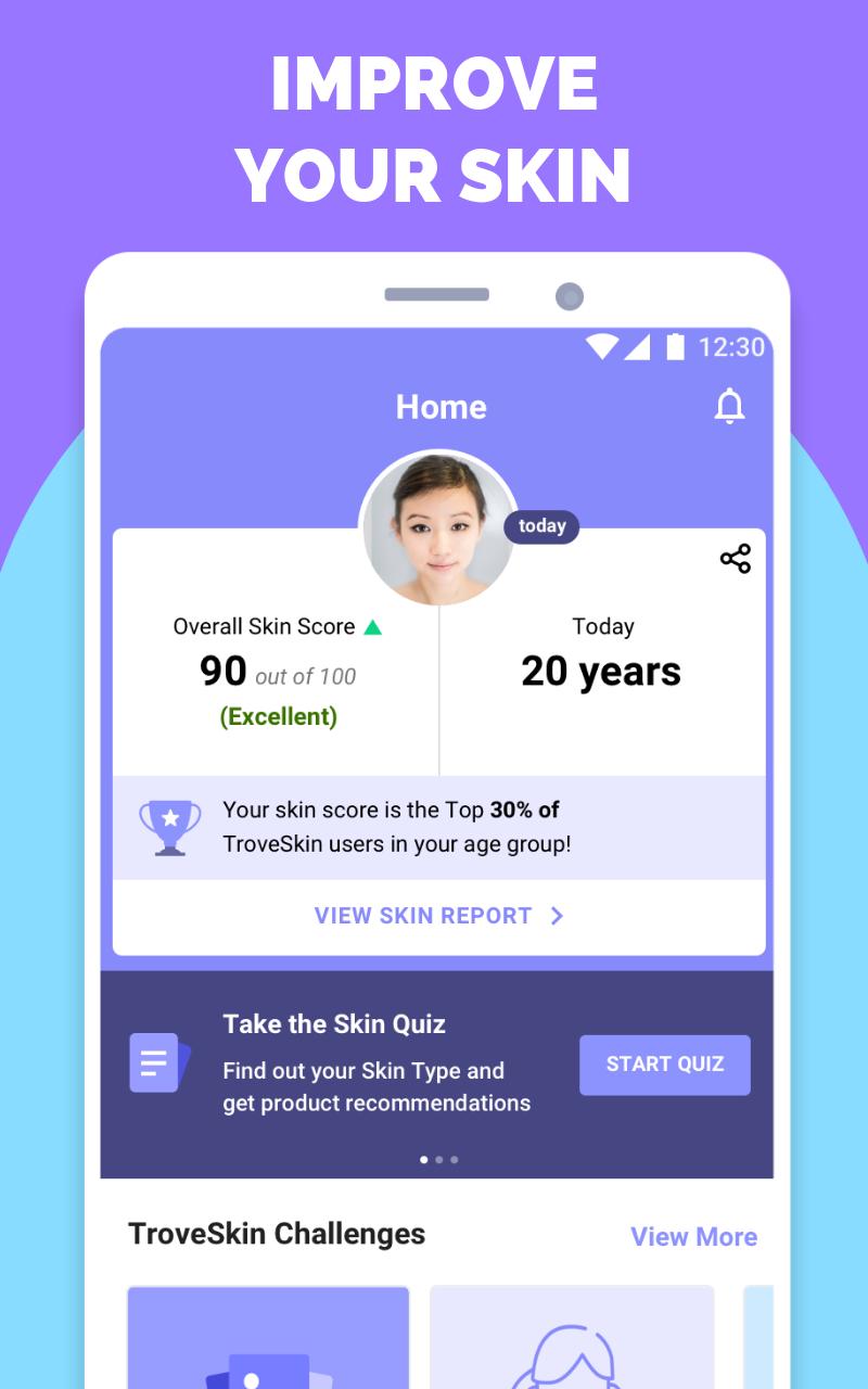 TroveSkin Your Skincare Coach 7.4.4 Screenshot 1