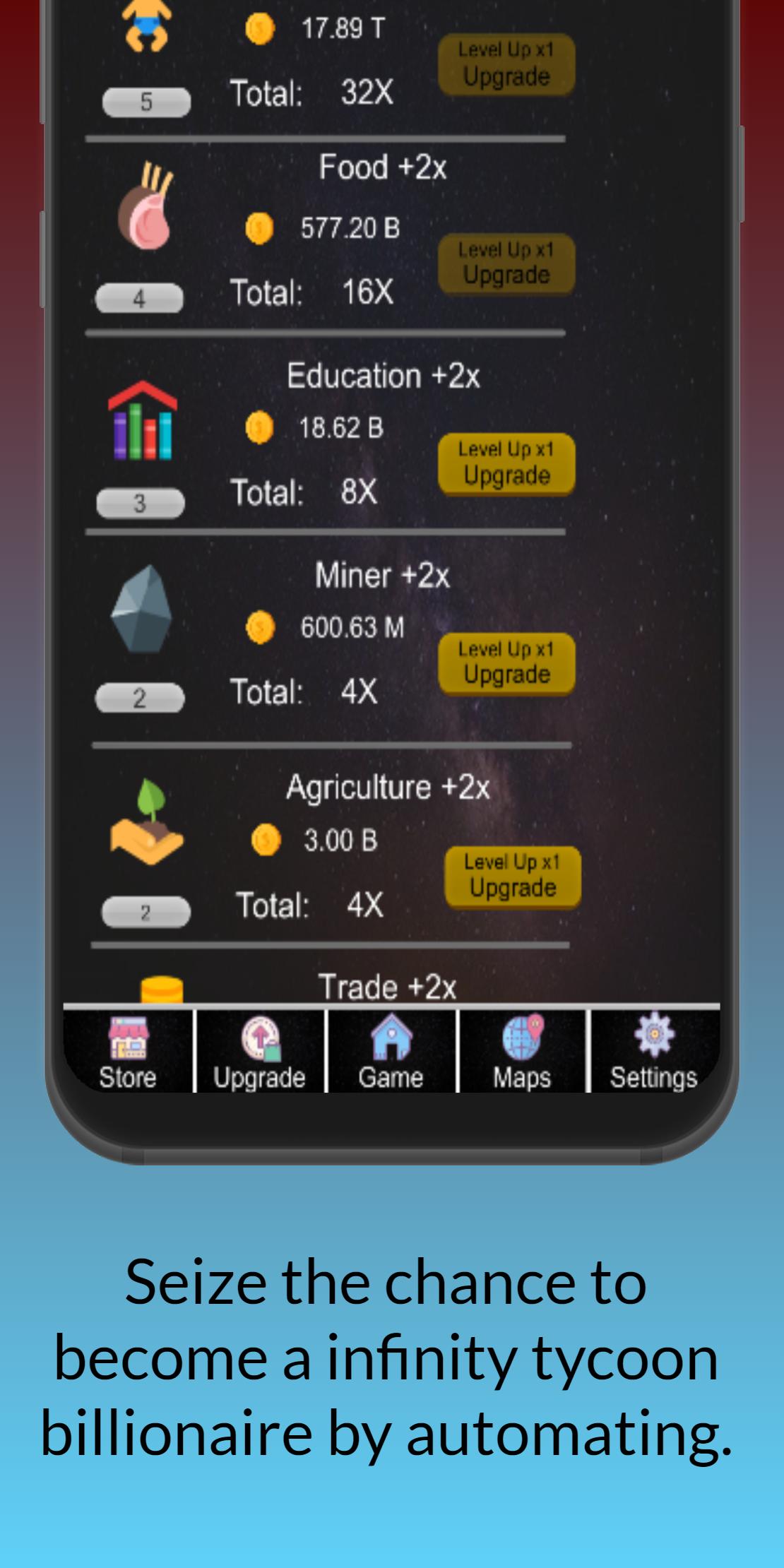Idle Infinity Simulator & Tycoon & Management 1.3.0 Screenshot 10