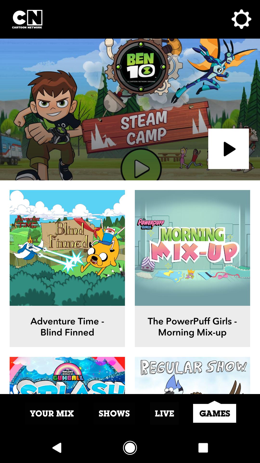 Cartoon Network Watch and Play 4.7.6 Screenshot 2