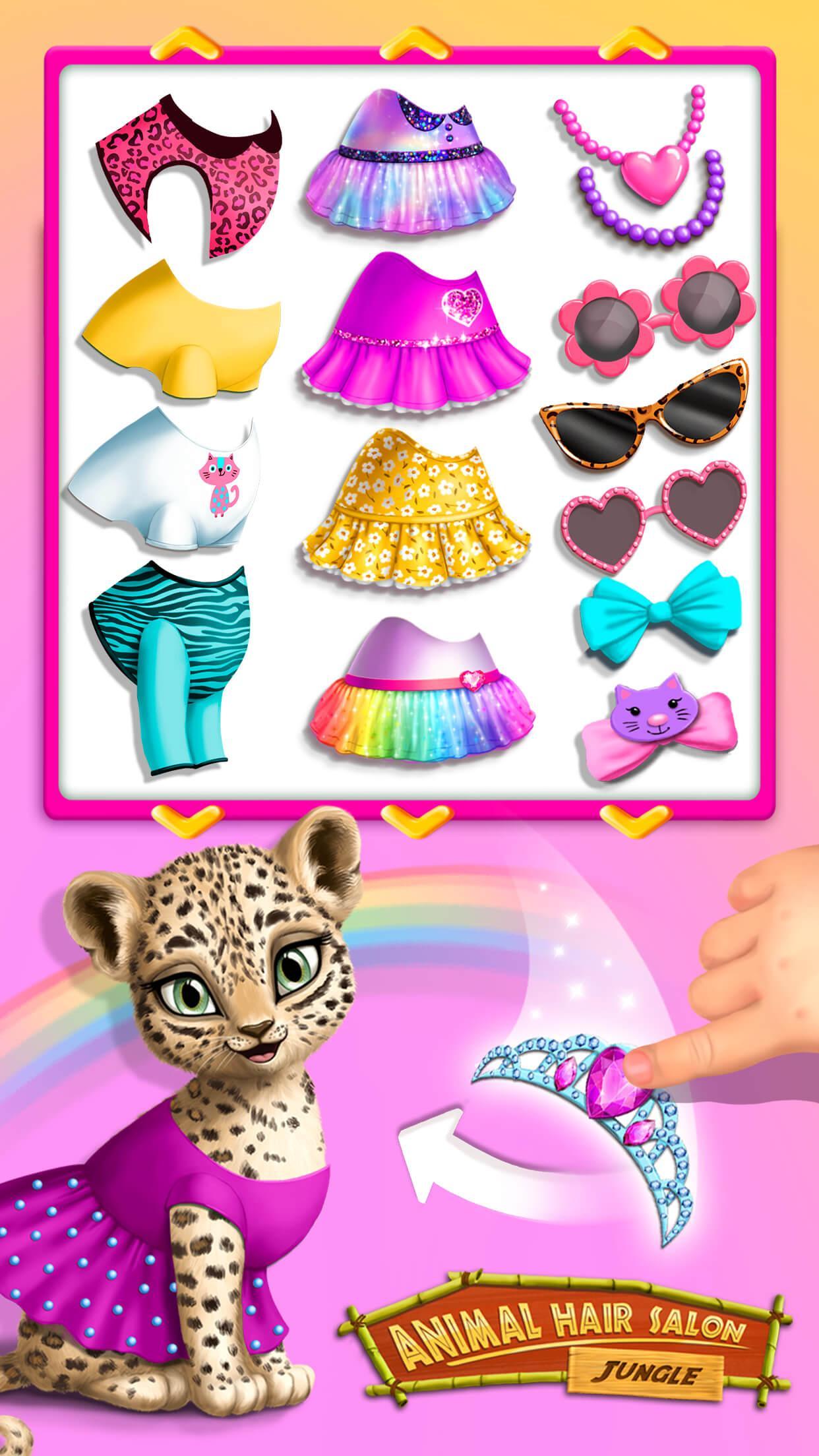 Jungle Animal Hair Salon - Styling Game for Kids 3.0.46 Screenshot 1