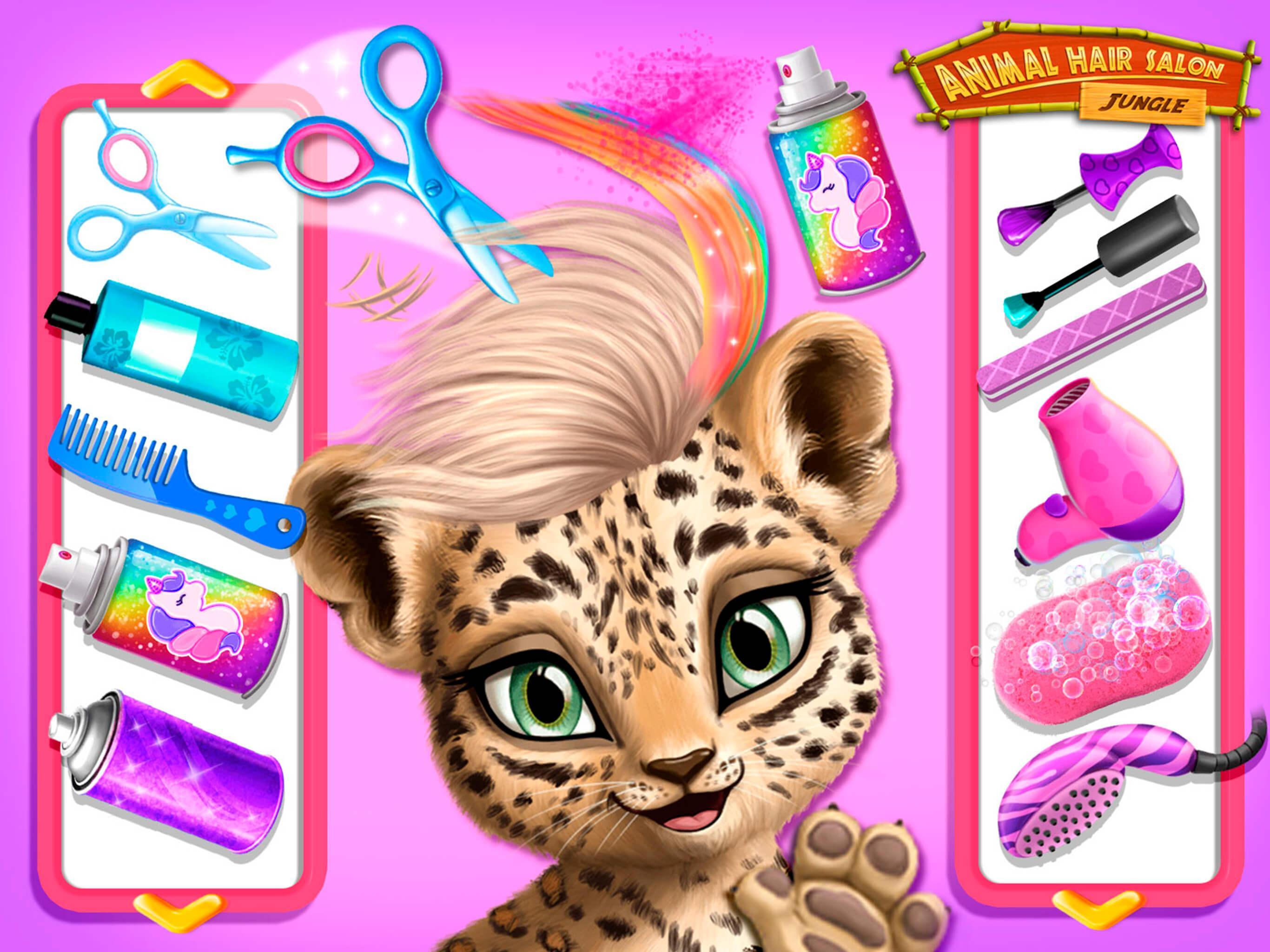 Jungle Animal Hair Salon - Styling Game for Kids 3.0.46 Screenshot 11