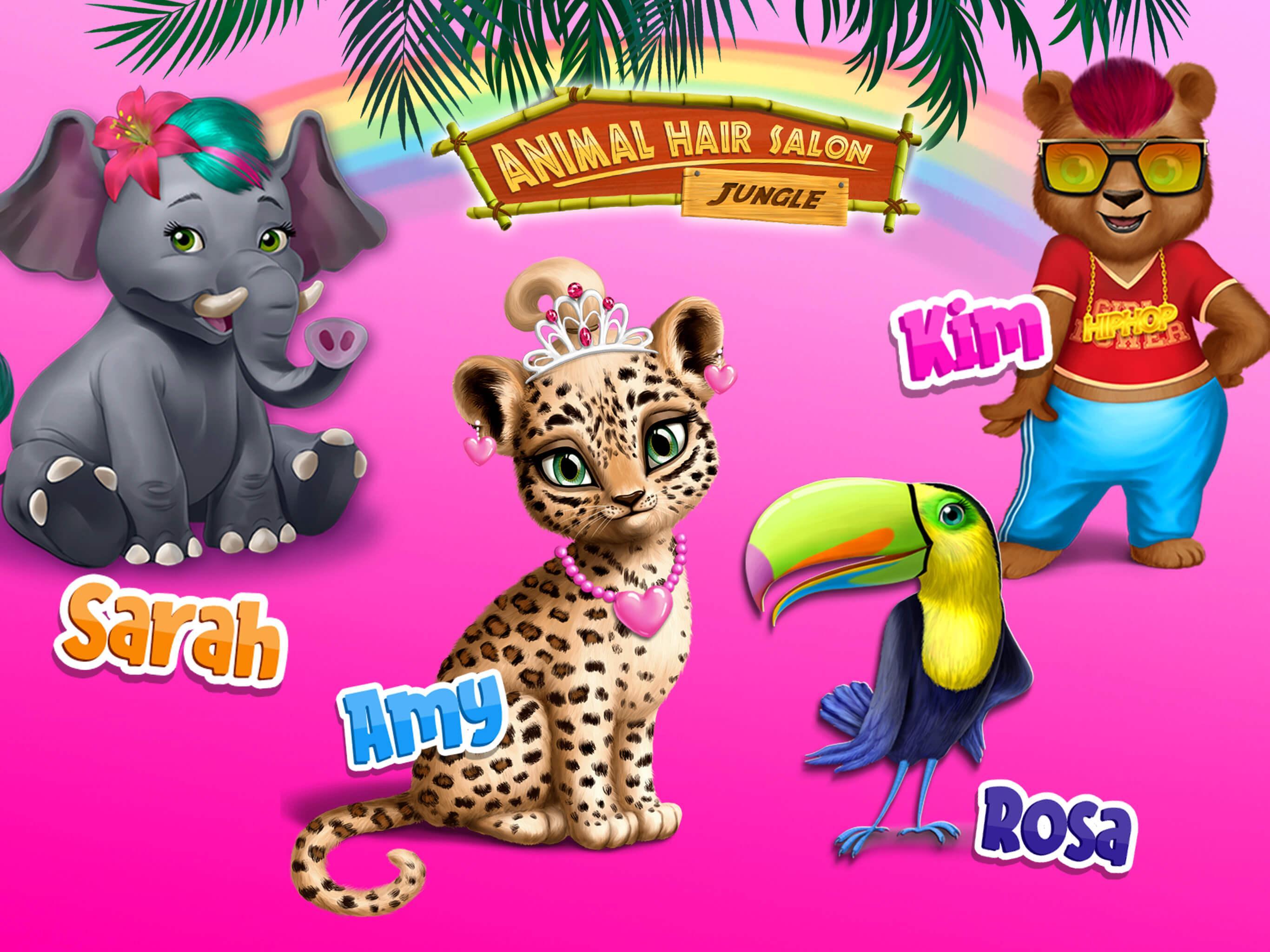 Jungle Animal Hair Salon - Styling Game for Kids 3.0.46 Screenshot 13