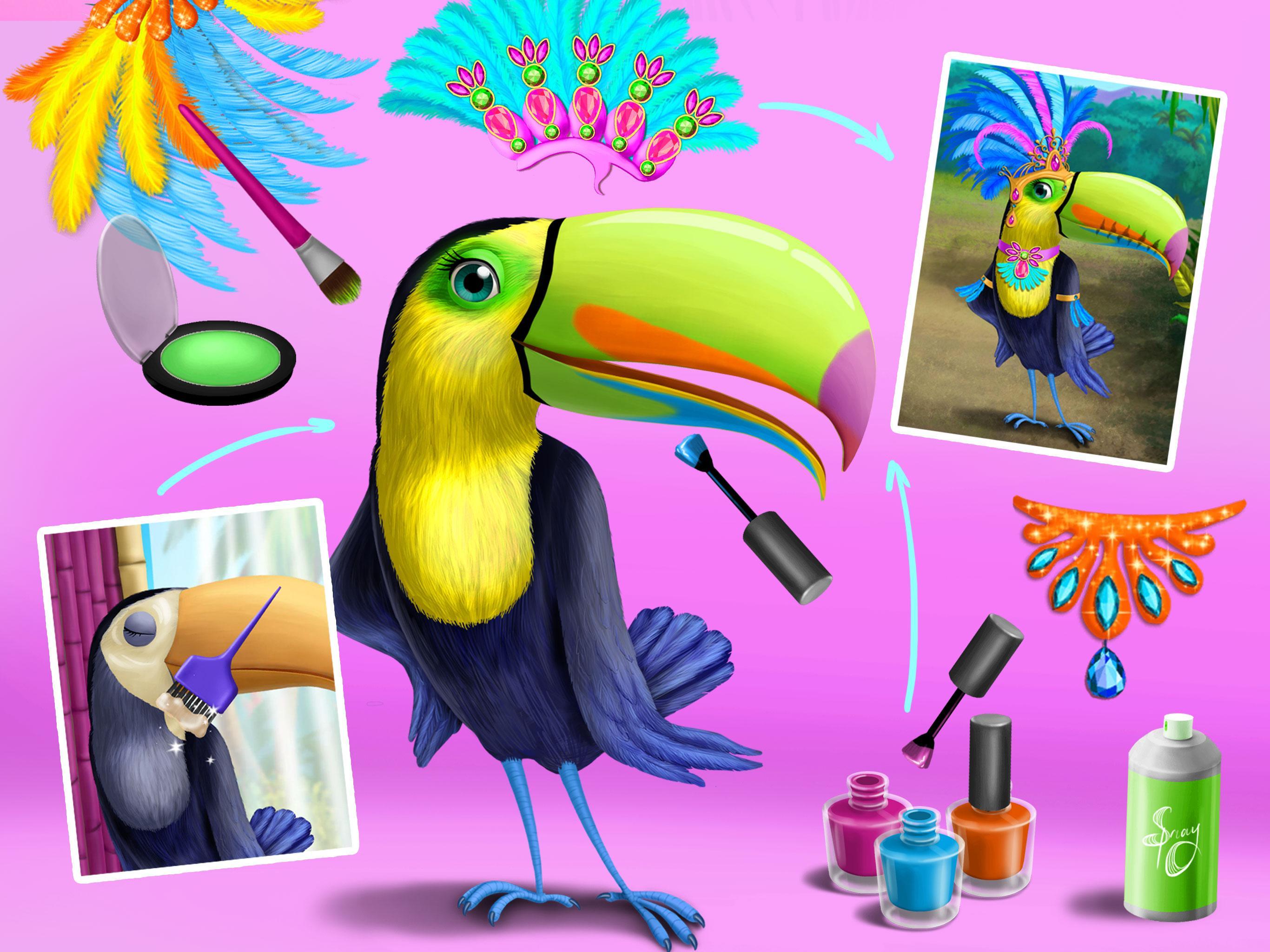 Jungle Animal Hair Salon - Styling Game for Kids 3.0.46 Screenshot 14