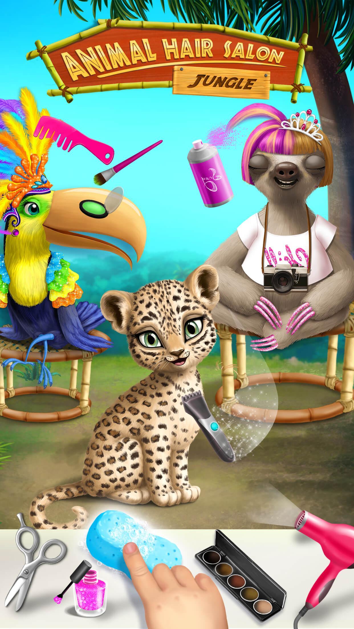 Jungle Animal Hair Salon - Styling Game for Kids  - APK Download