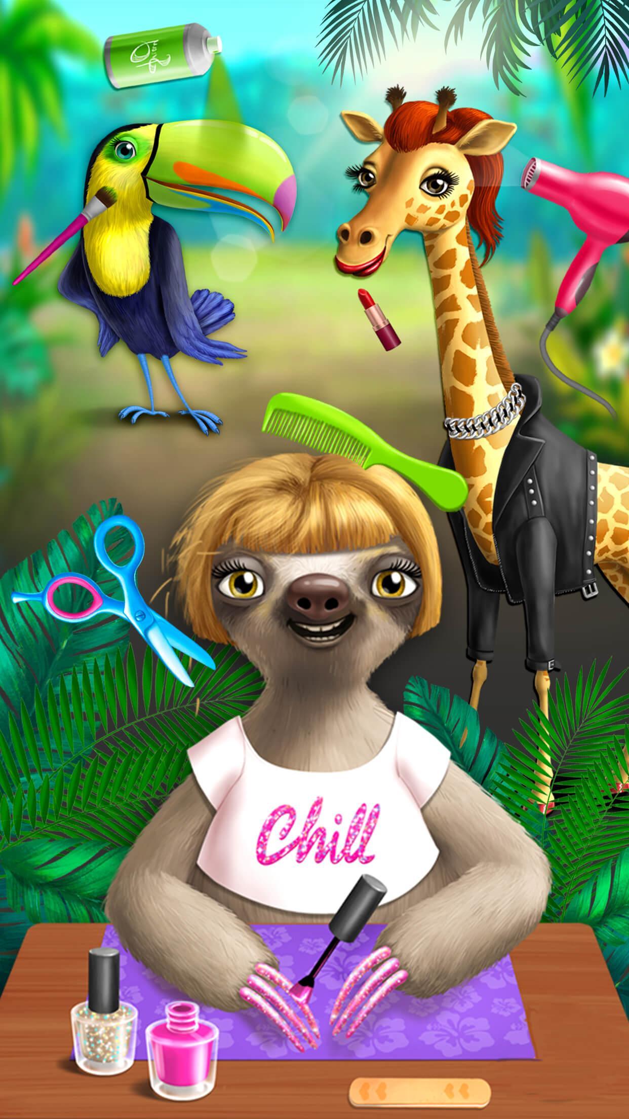Jungle Animal Hair Salon - Styling Game for Kids 3.0.46 Screenshot 4