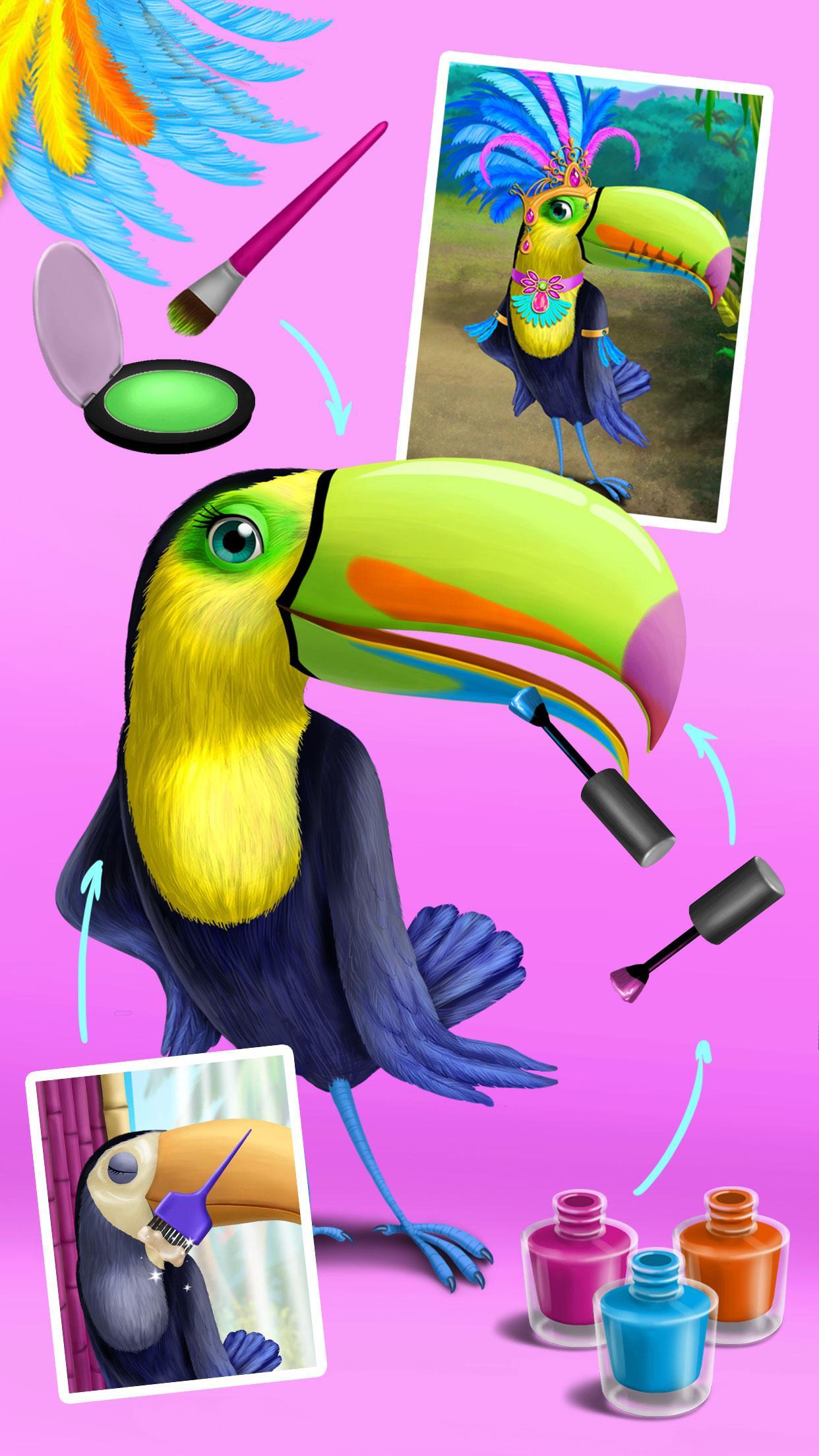 Jungle Animal Hair Salon - Styling Game for Kids 3.0.46 Screenshot 6