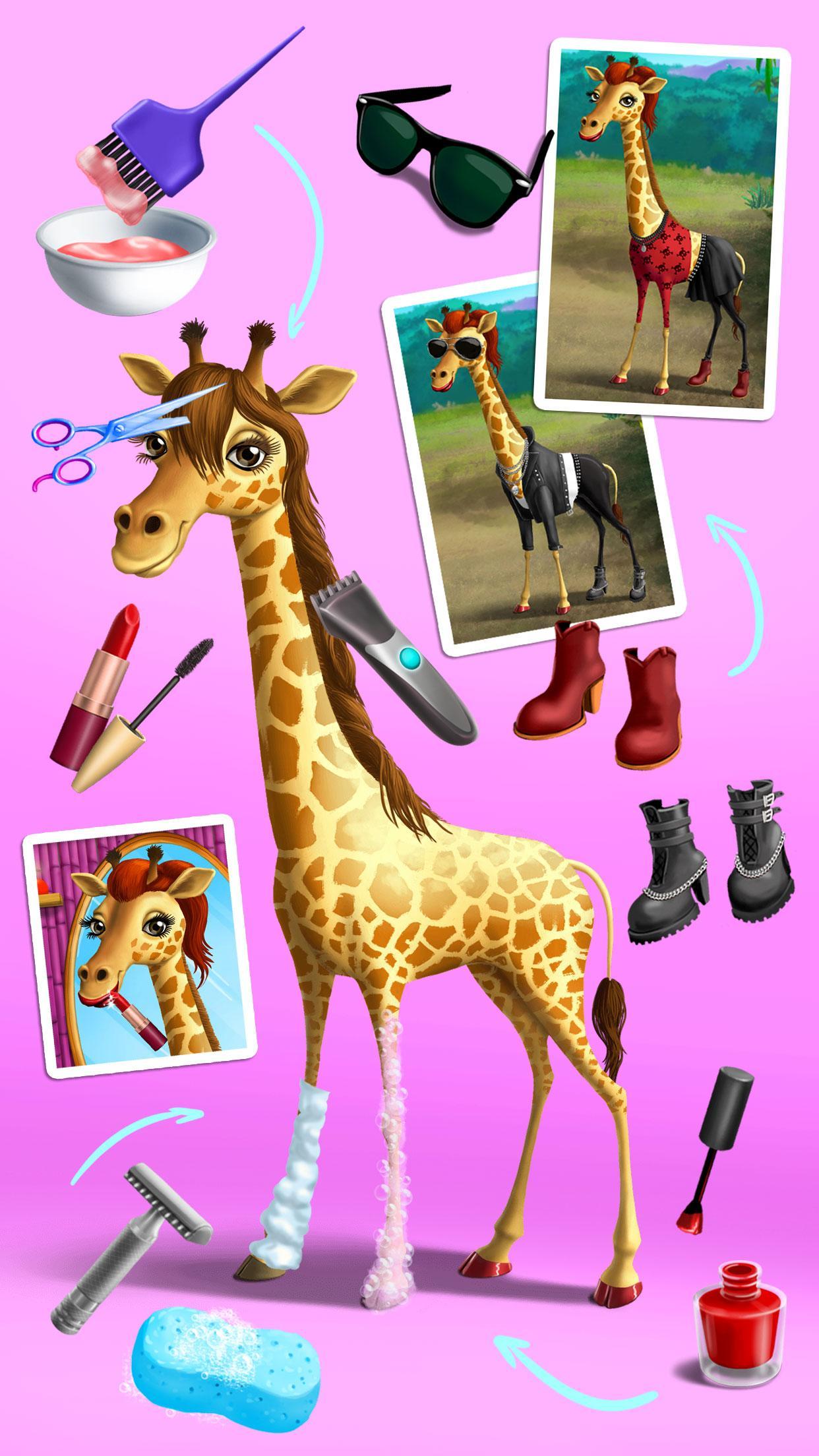 Jungle Animal Hair Salon - Styling Game for Kids 3.0.46 Screenshot 8