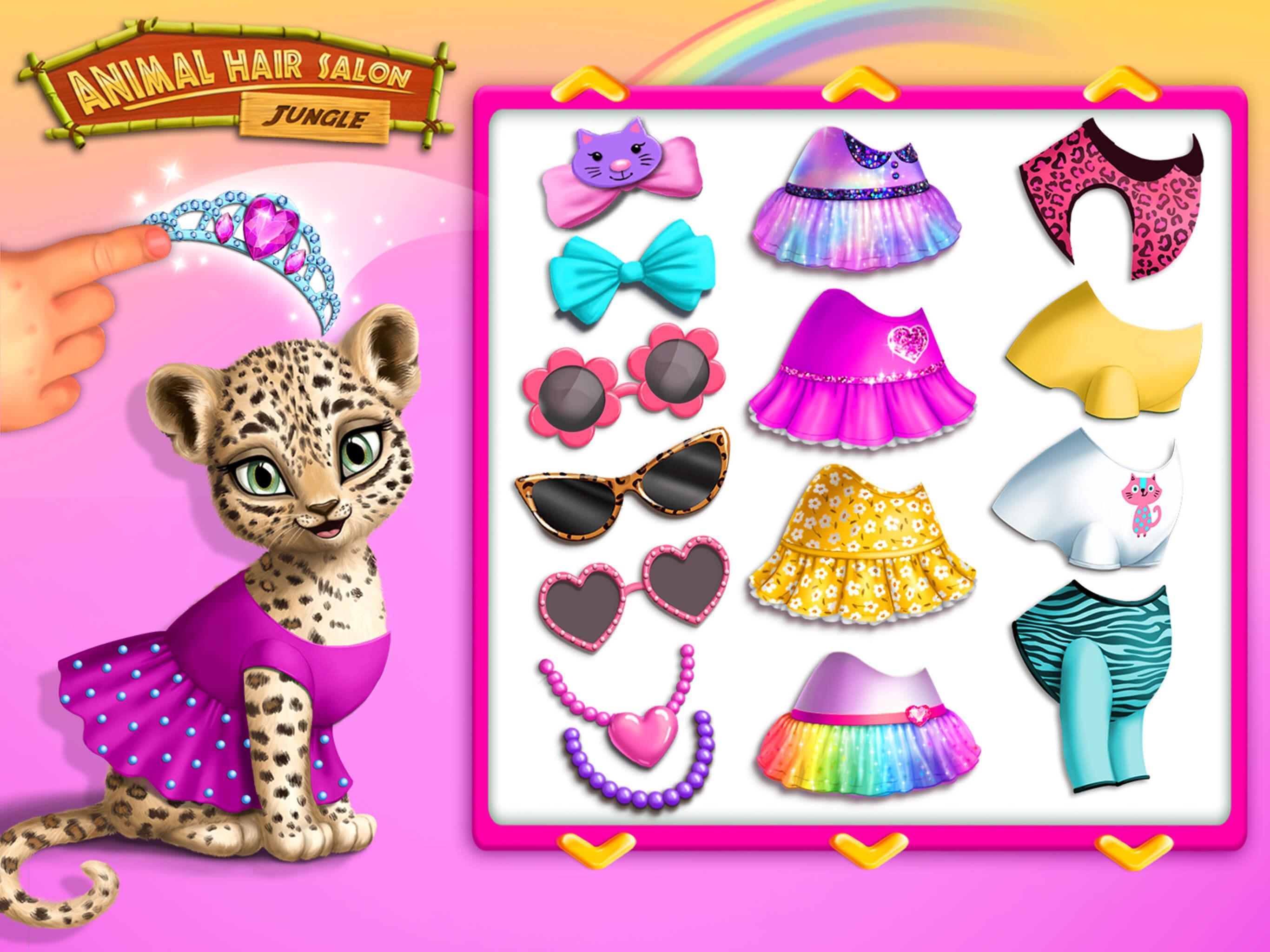 Jungle Animal Hair Salon - Styling Game for Kids 3.0.46 Screenshot 9