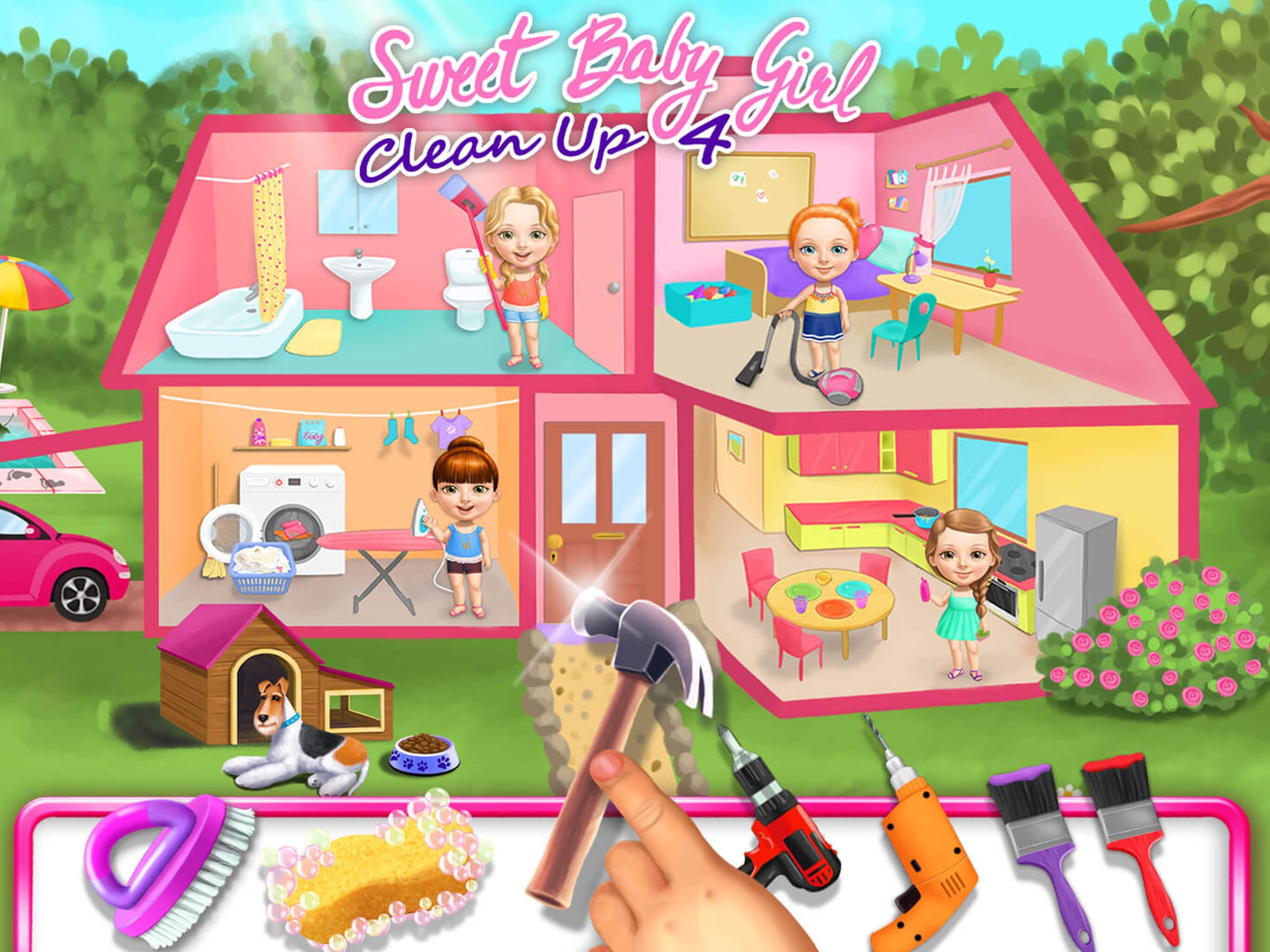 Sweet Baby Girl Cleanup 4 - House, Pool & Stable 4.0.10003 Screenshot 17