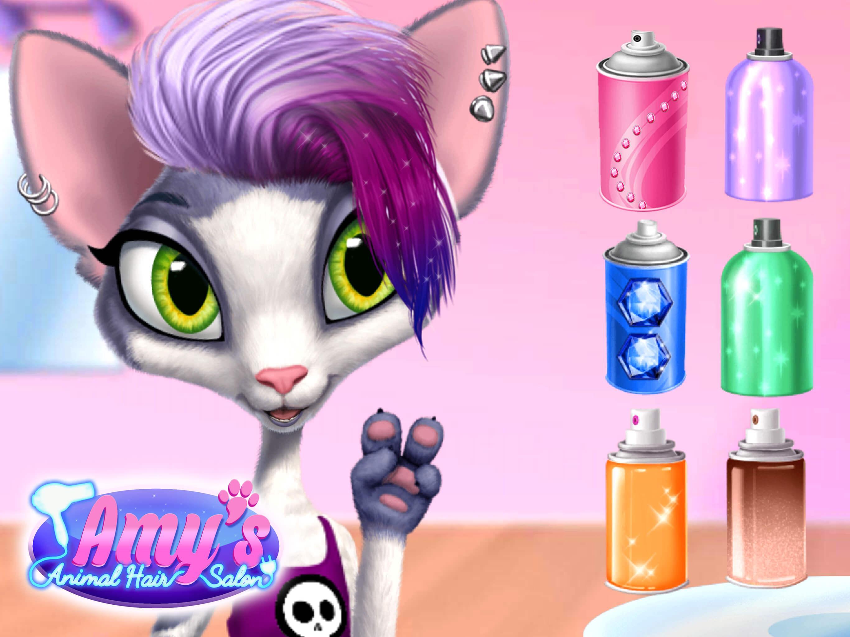 Amy's Animal Hair Salon - Cat Fashion & Hairstyles 4.0.50002 - APK Download