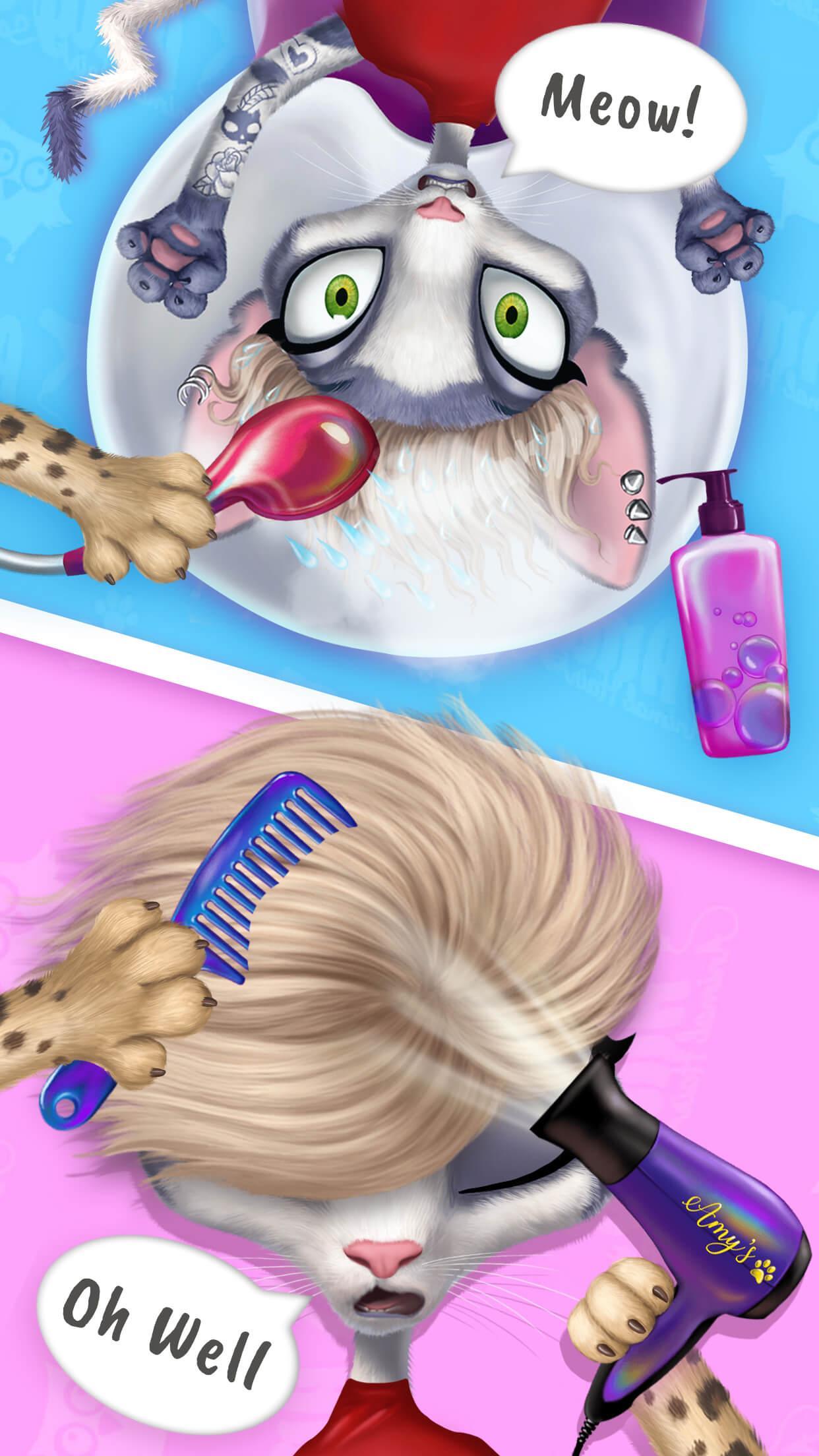 Amy's Animal Hair Salon - Cat Fashion & Hairstyles 4.0.50002 Screenshot 4