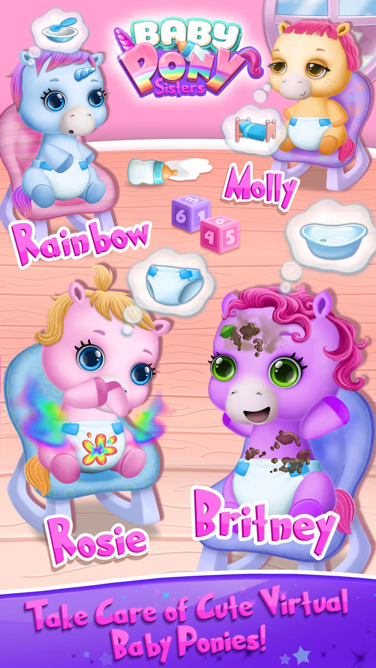 Baby Pony Sisters Virtual Pet Care & Horse Nanny 5.0.14002 Screenshot 1