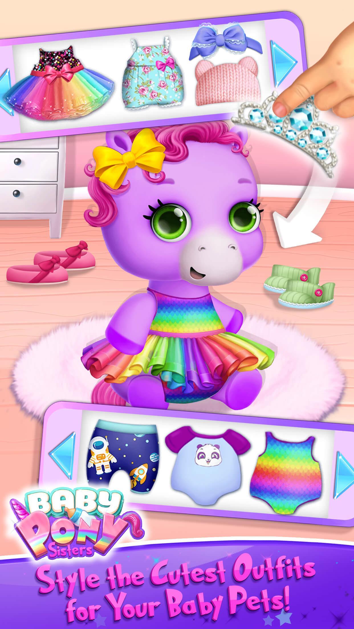 Baby Pony Sisters Virtual Pet Care & Horse Nanny 5.0.14002 Screenshot 3