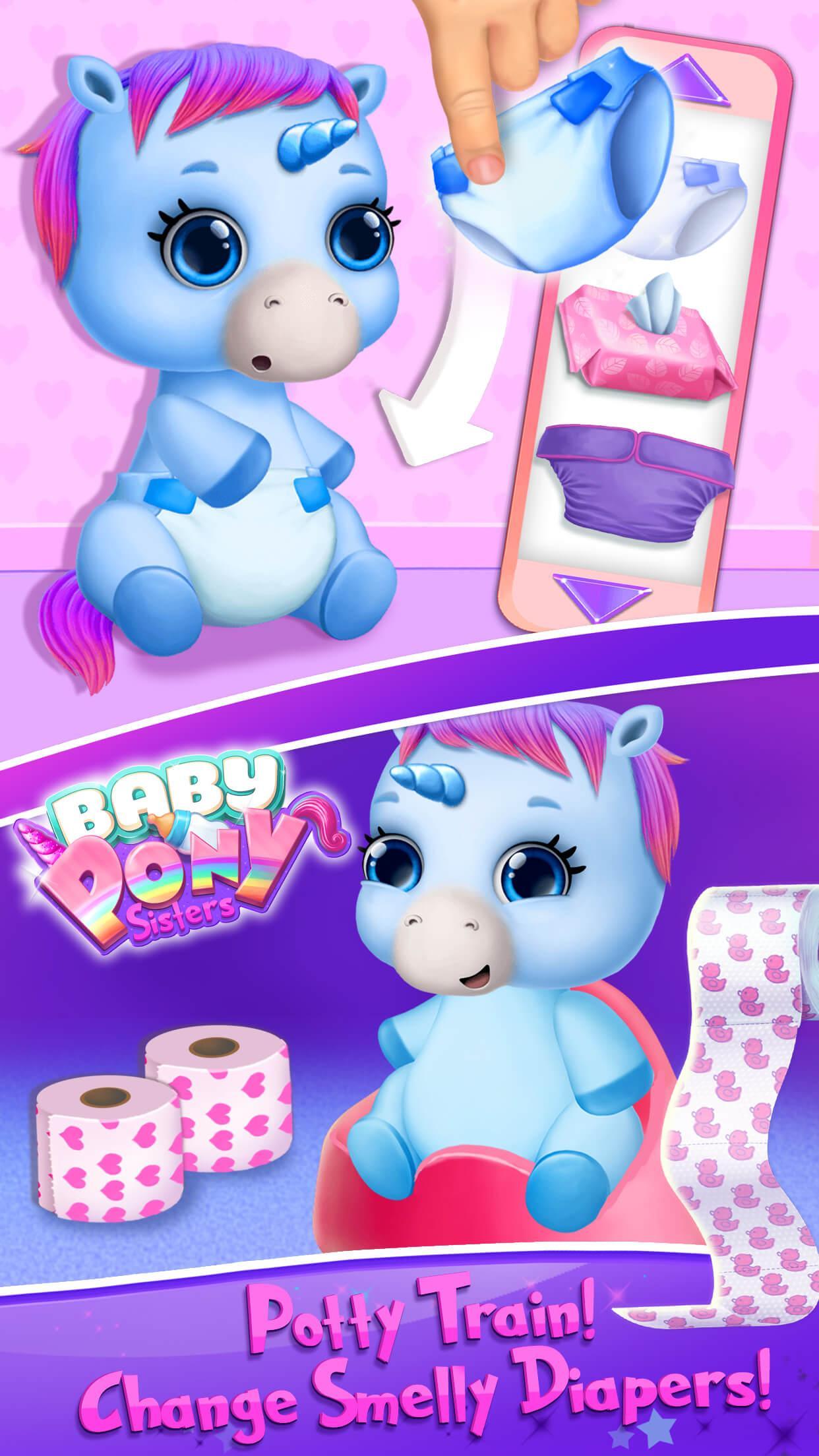 Baby Pony Sisters Virtual Pet Care & Horse Nanny 5.0.14002 Screenshot 4
