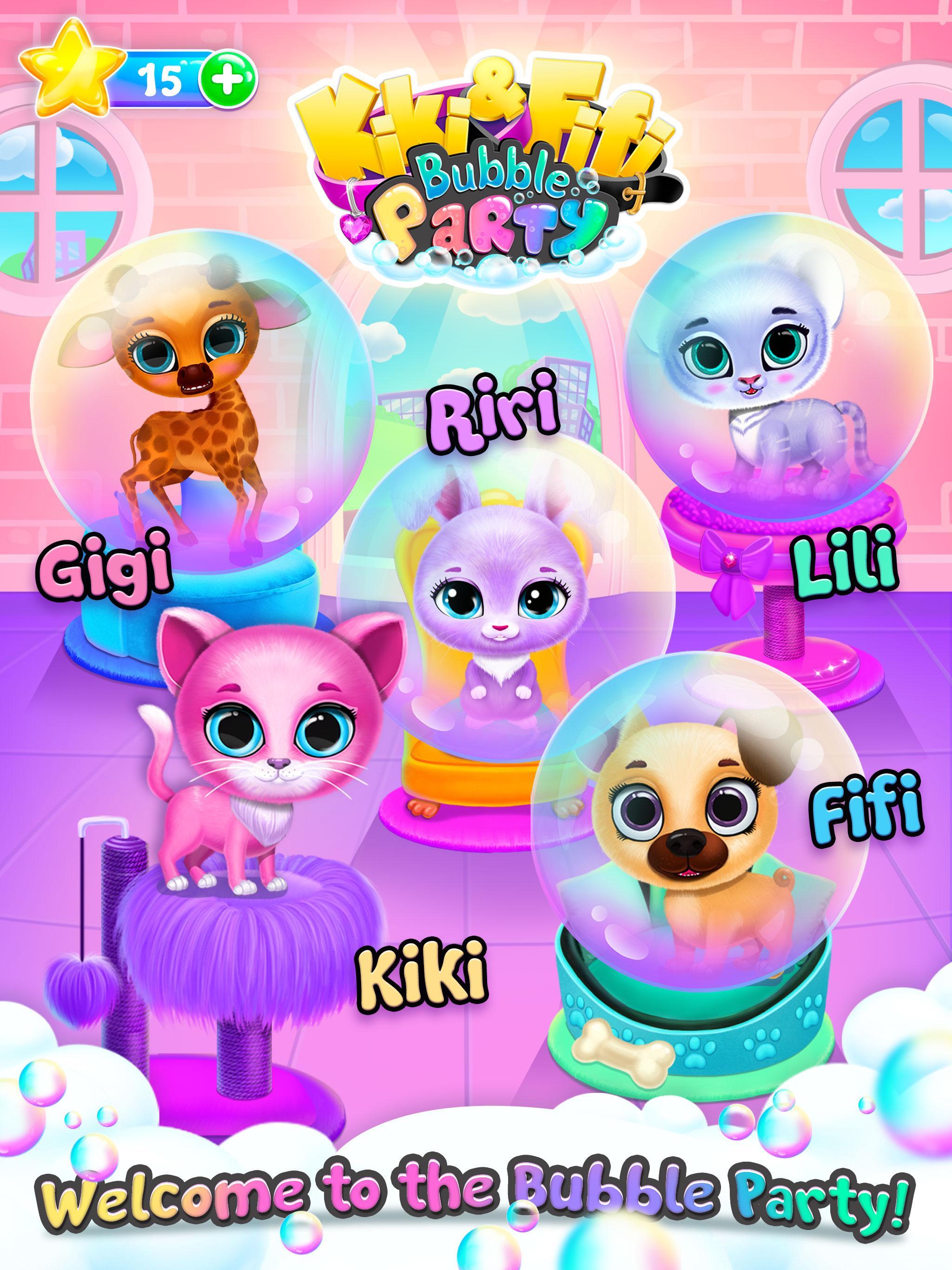 Kiki & Fifi Bubble Party - Fun with Virtual Pets 1.1.21 Screenshot 12
