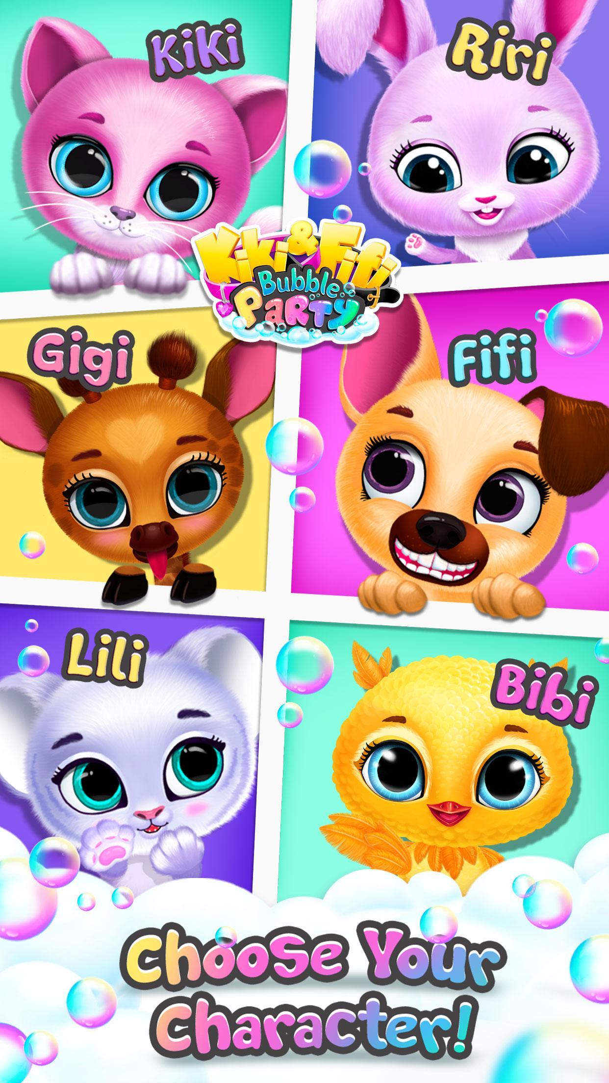 Kiki & Fifi Bubble Party - Fun with Virtual Pets 1.1.21 Screenshot 6