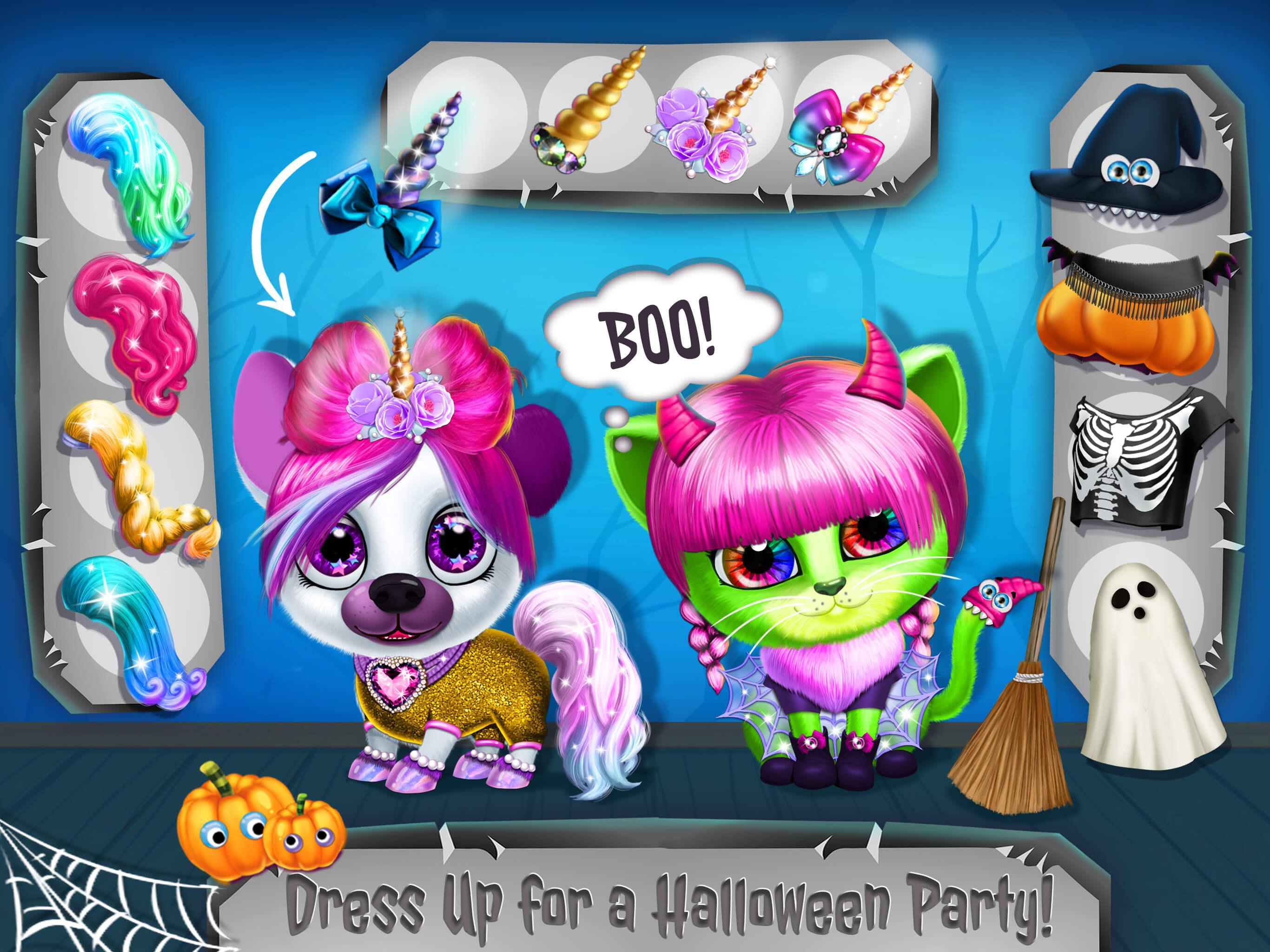 Kiki & Fifi Halloween Salon - Scary Pet Makeover 3.0.26 Screenshot 15