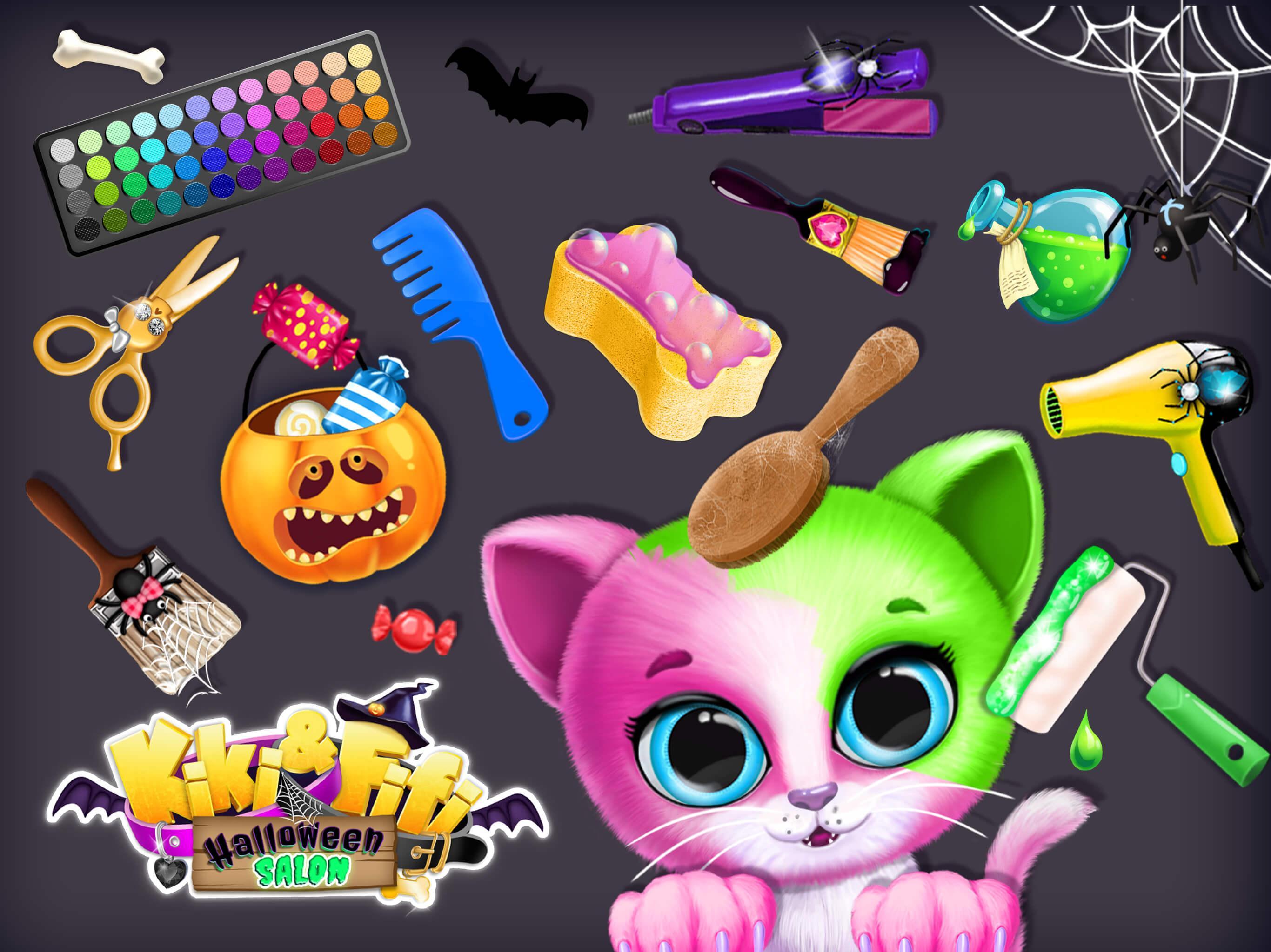 Kiki & Fifi Halloween Salon - Scary Pet Makeover 3.0.26 Screenshot 17