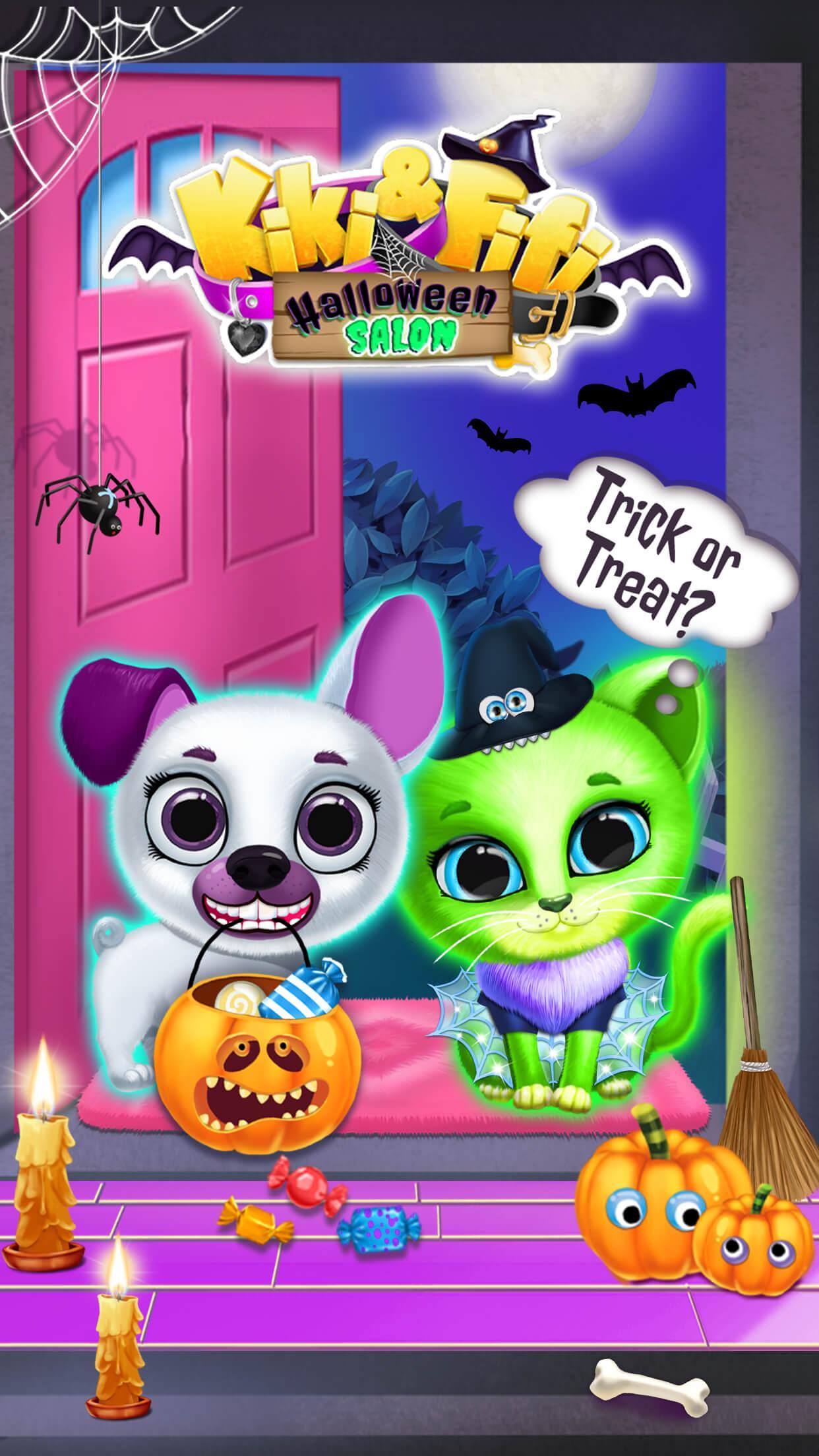 Kiki & Fifi Halloween Salon - Scary Pet Makeover 3.0.26 Screenshot 5