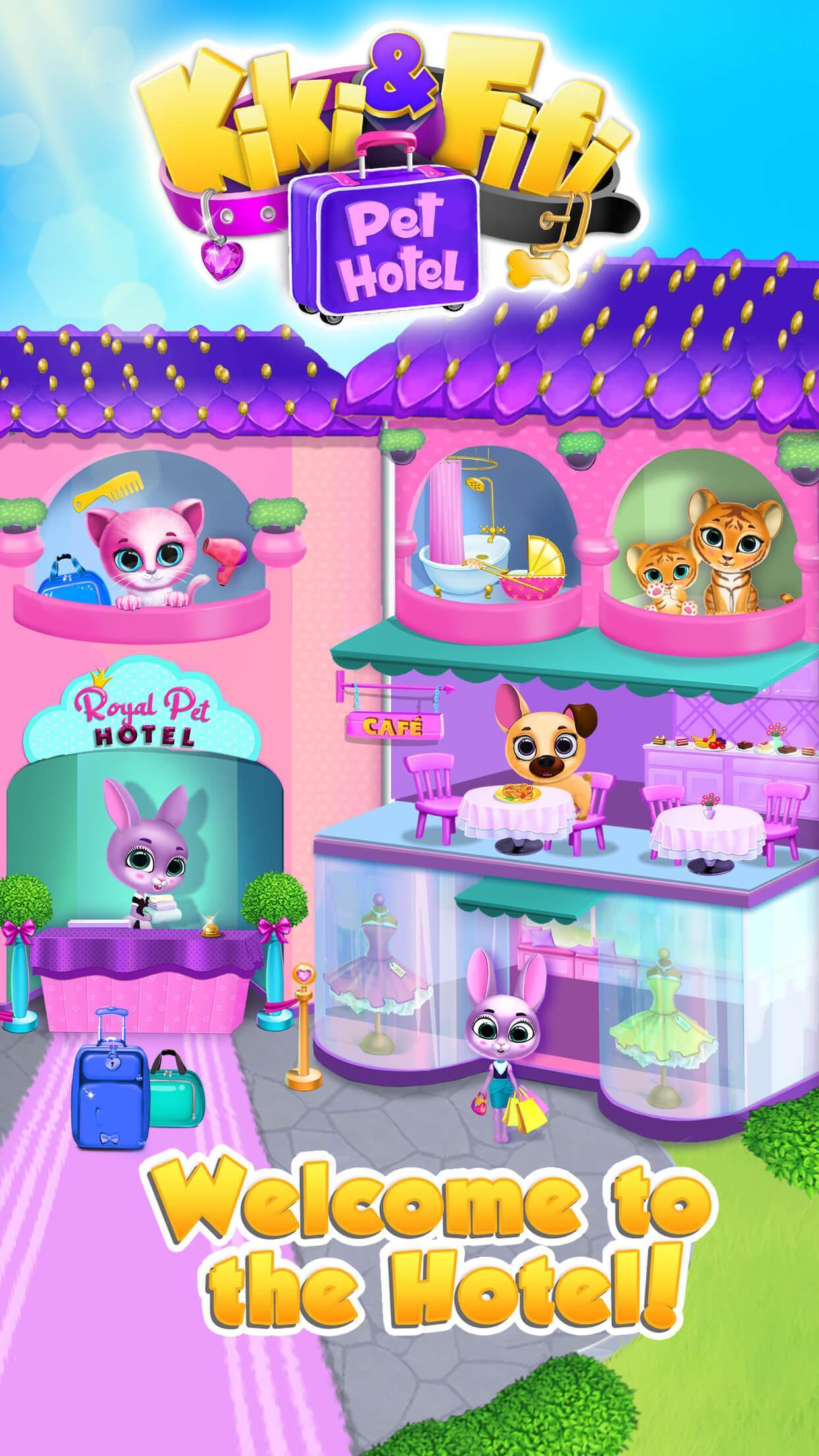 Kiki & Fifi Pet Hotel – My Virtual Animal House 2.0.34 Screenshot 1